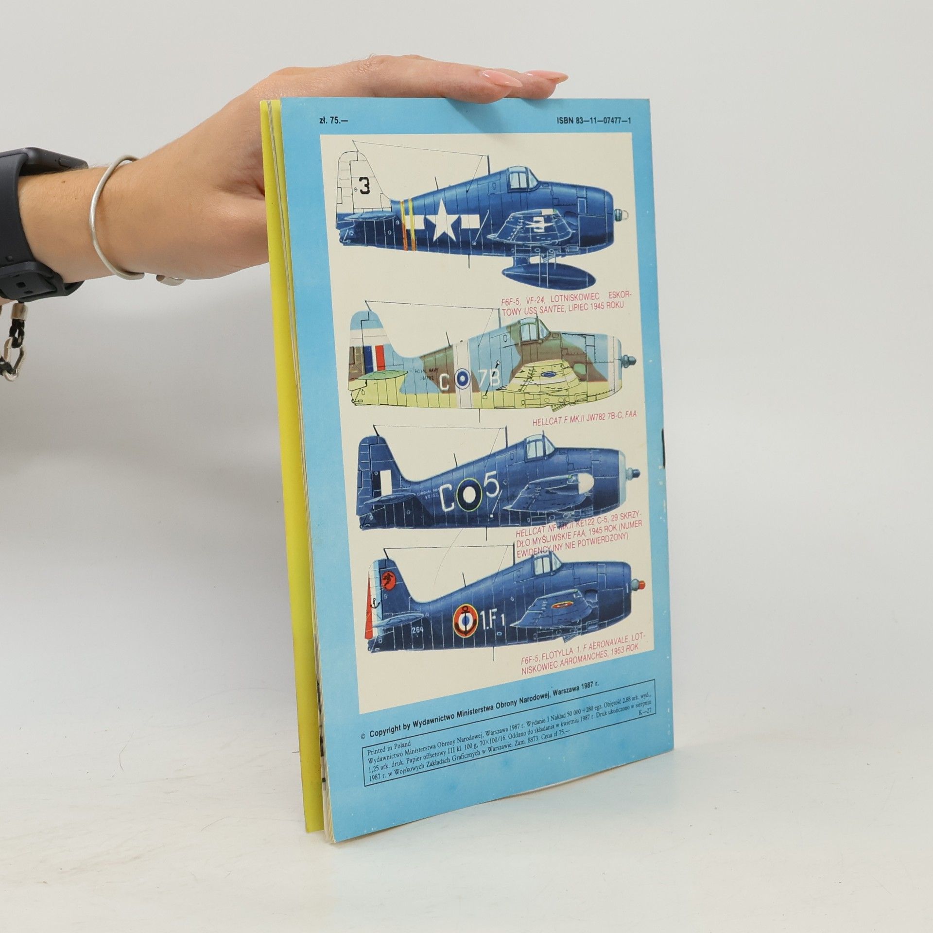 Wojciech J. Gawrych Samolot myśliwski F6F Hellcat 116
