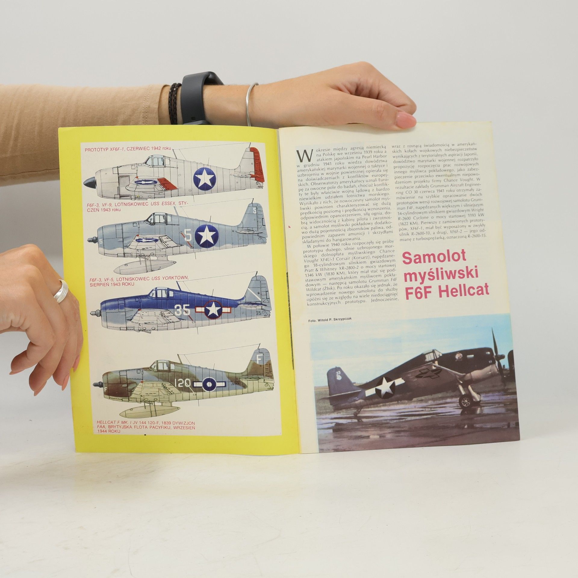 Wojciech J. Gawrych Samolot myśliwski F6F Hellcat 116