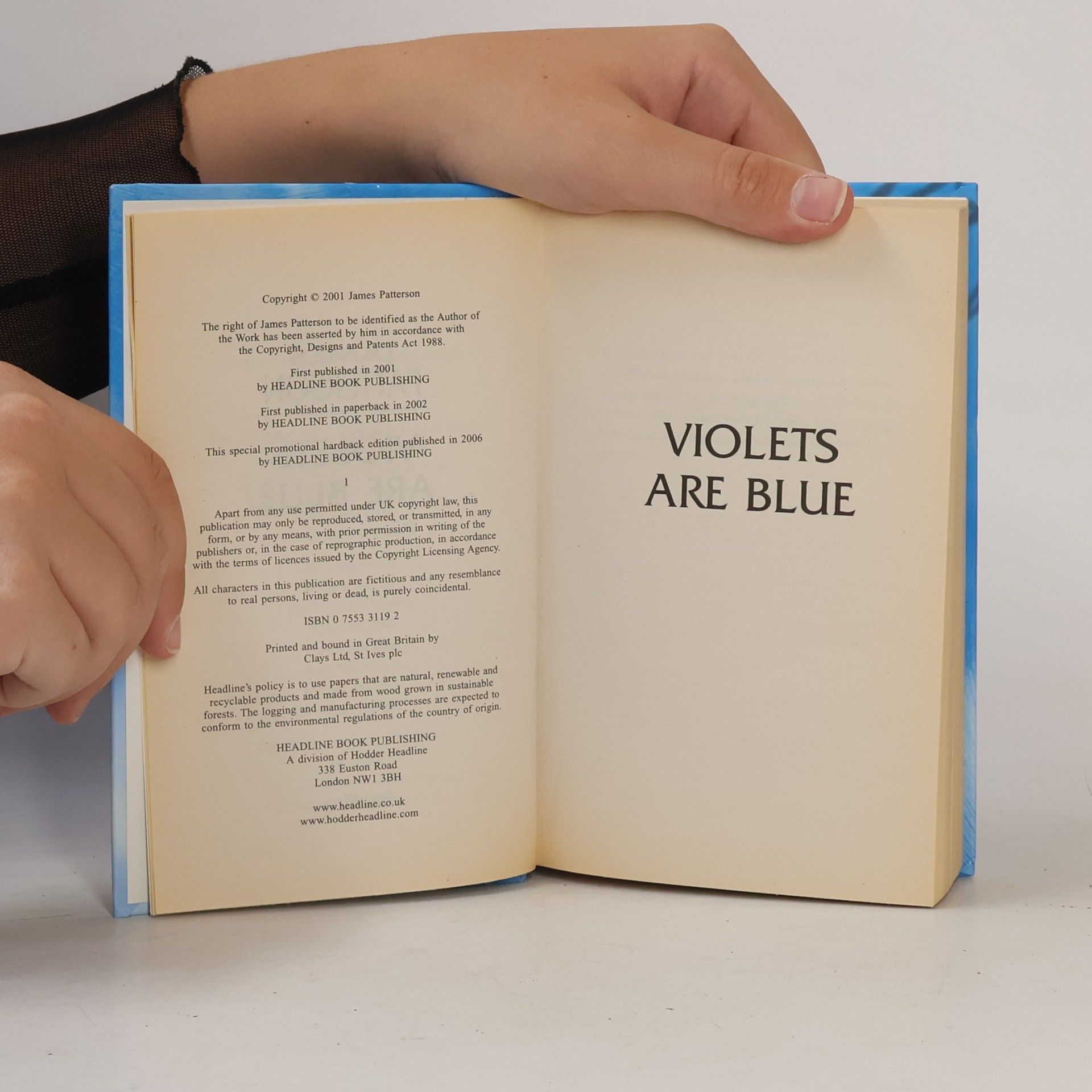 James Patterson Violets Are Blue
