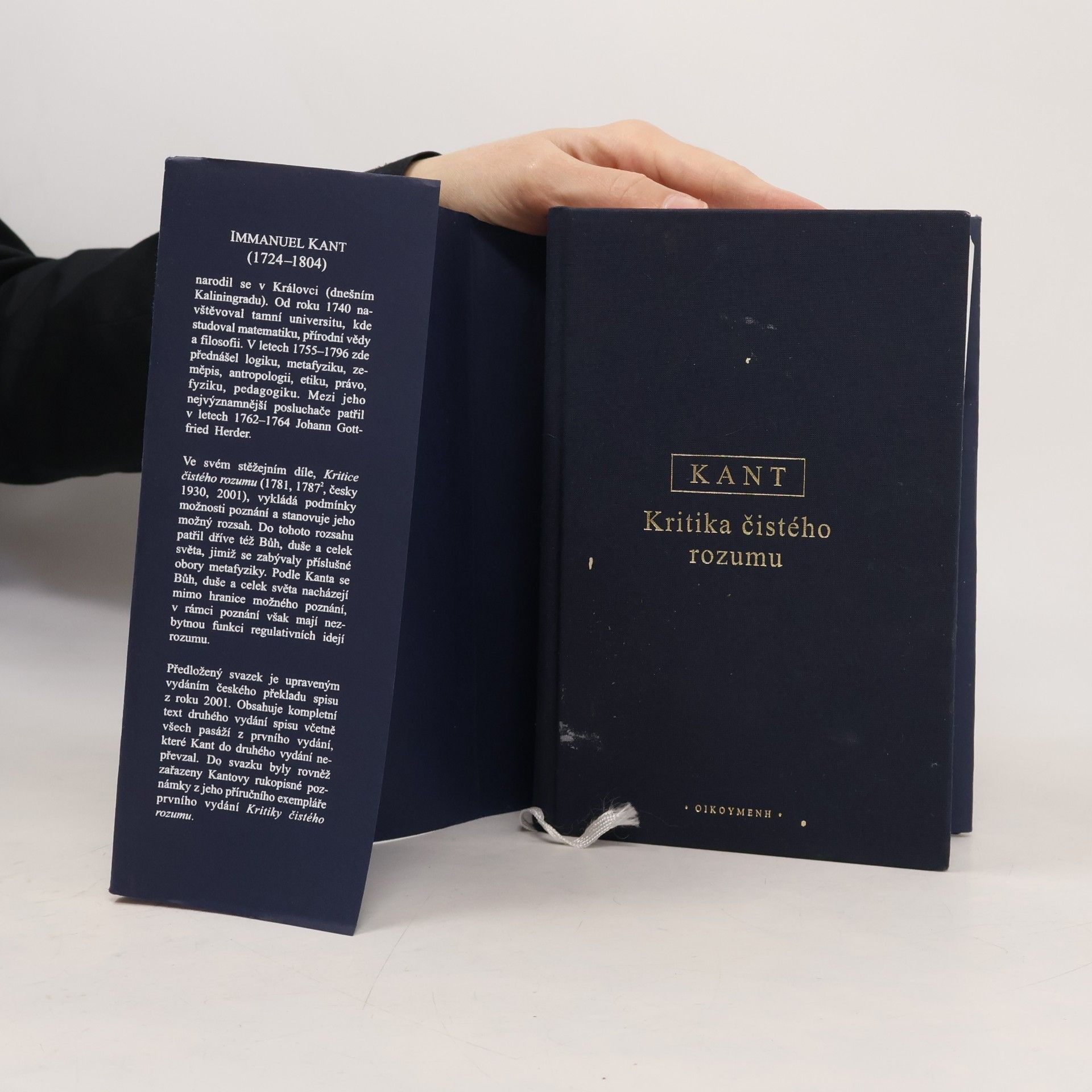Immanuel Kant Kritika čistého rozumu