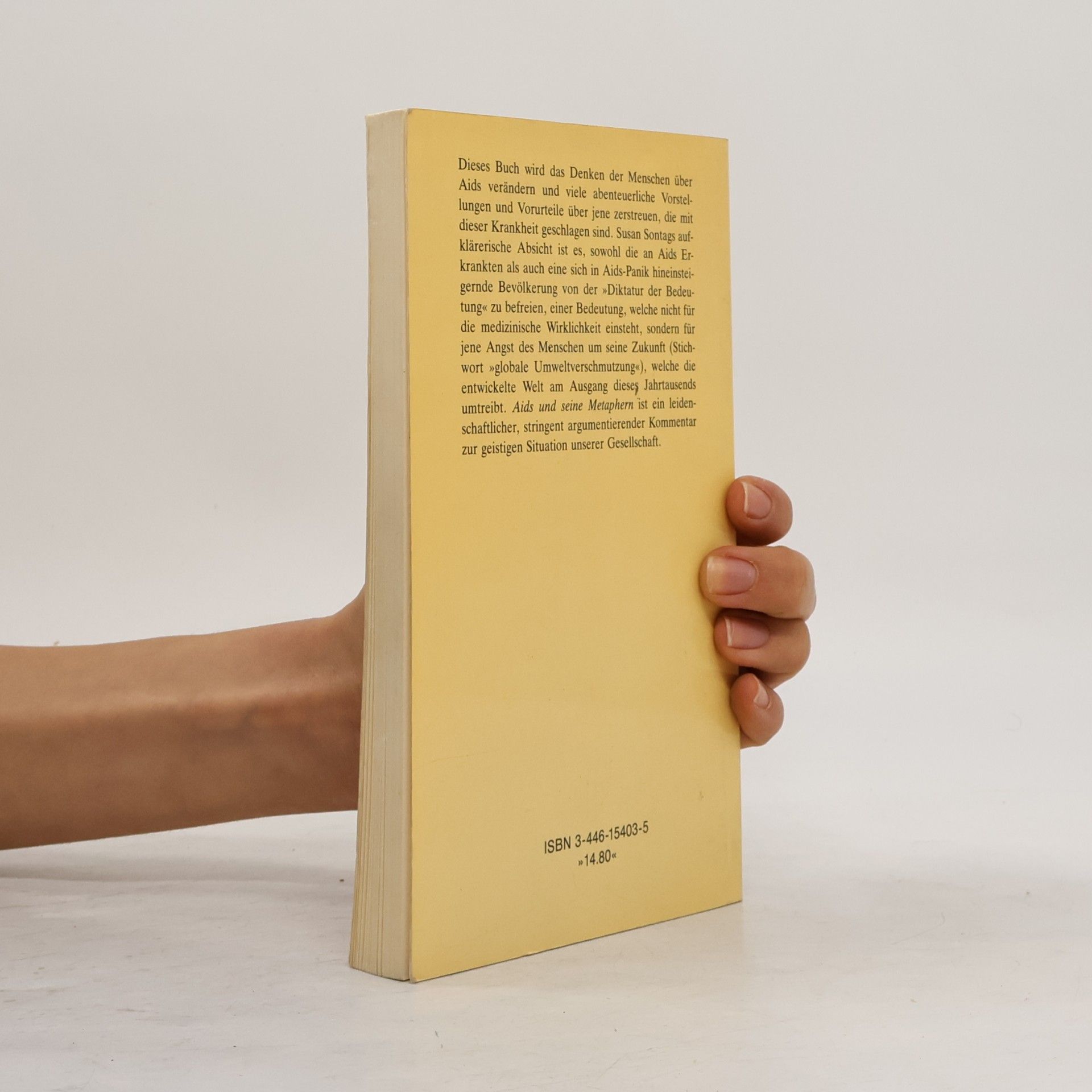 Susan Sontag Aids und seine Metaphern