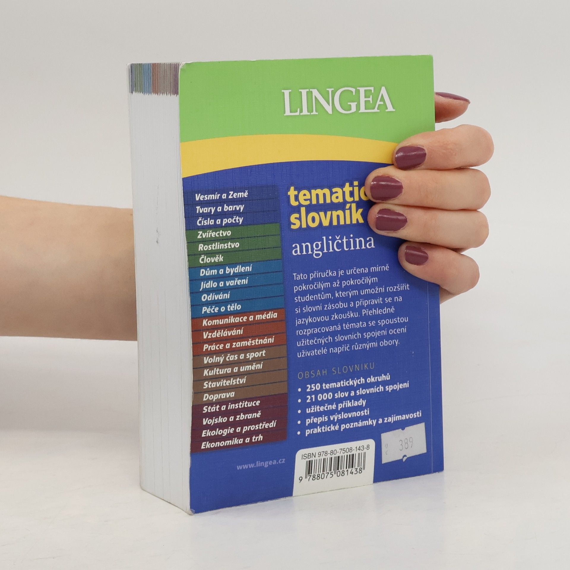 Autorenkollektiv Tematický slovník: angličtina