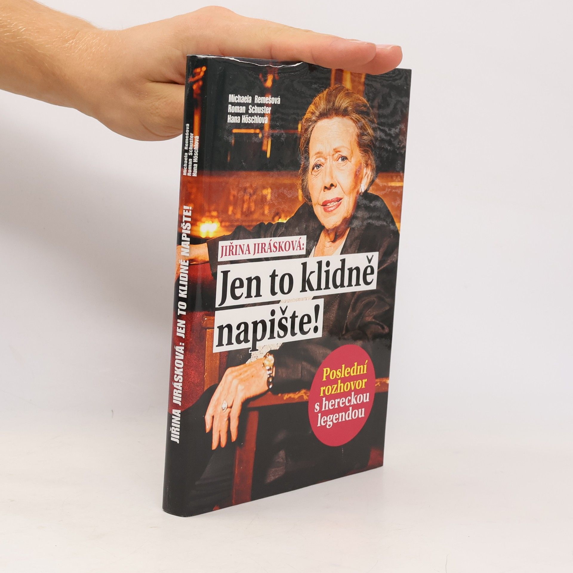Jiřina Jirásková. Jen to klidně napište!