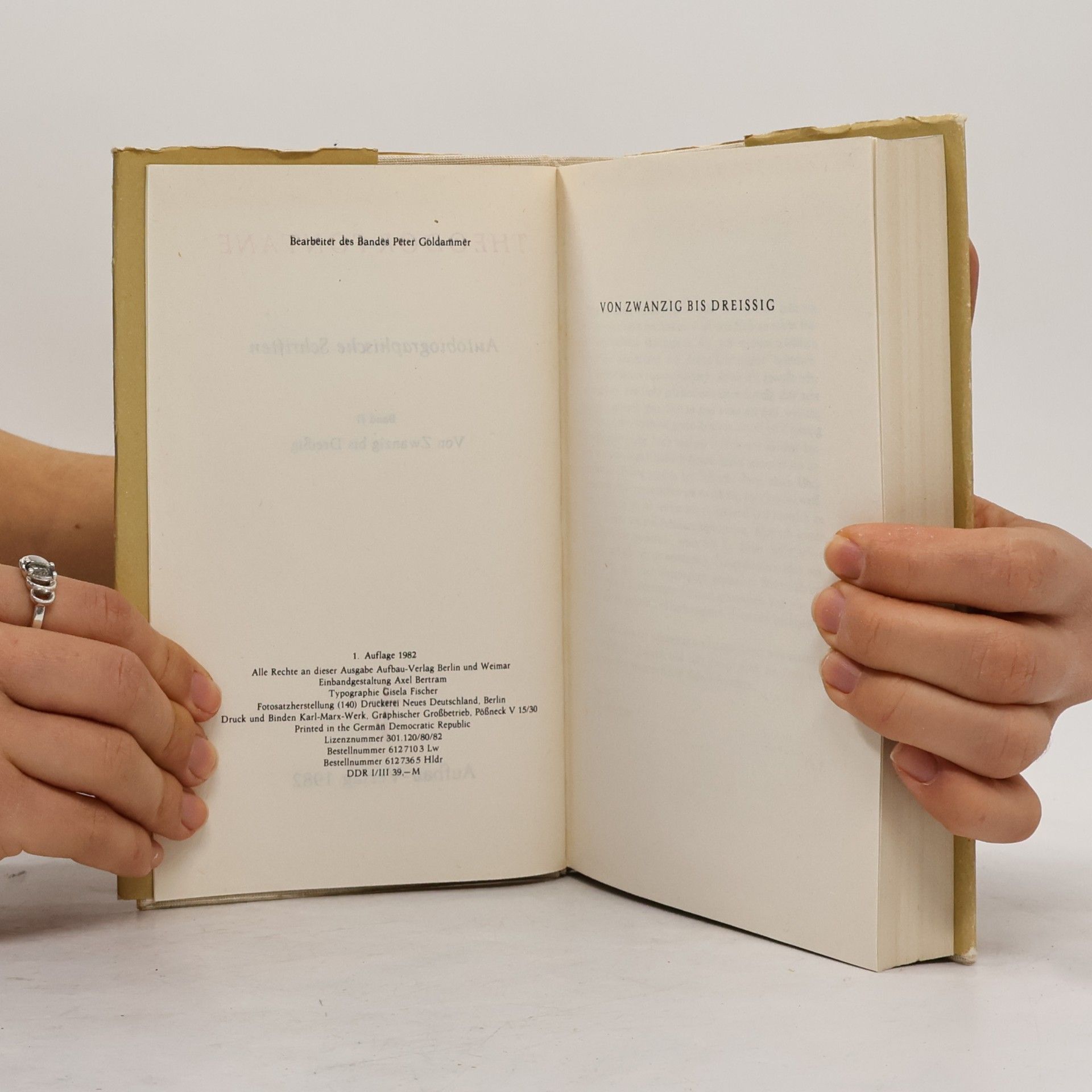 Theodor Fontane Autobiographische Schriften II