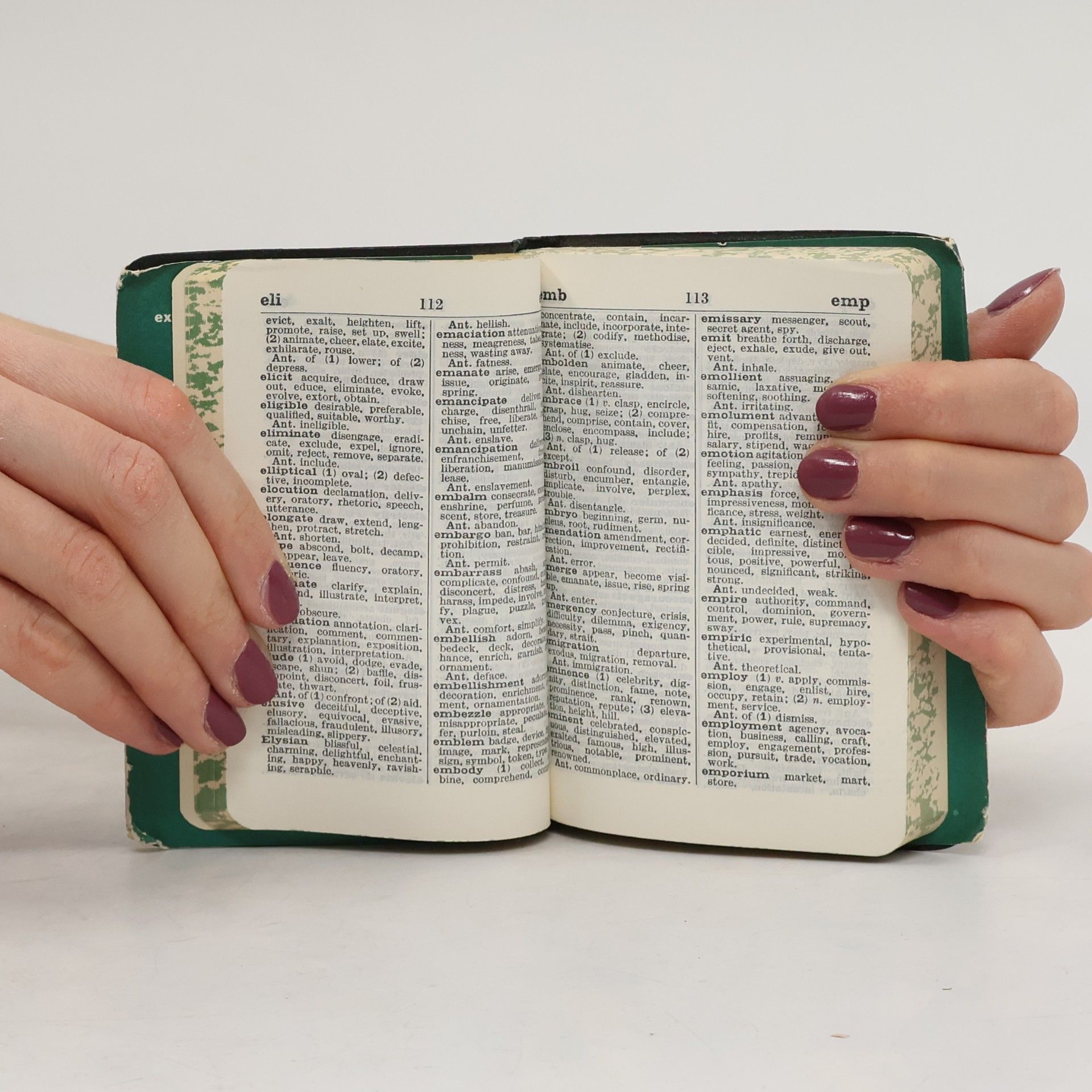 A. H. Irvine, M. A. Synonyms & Antonyms