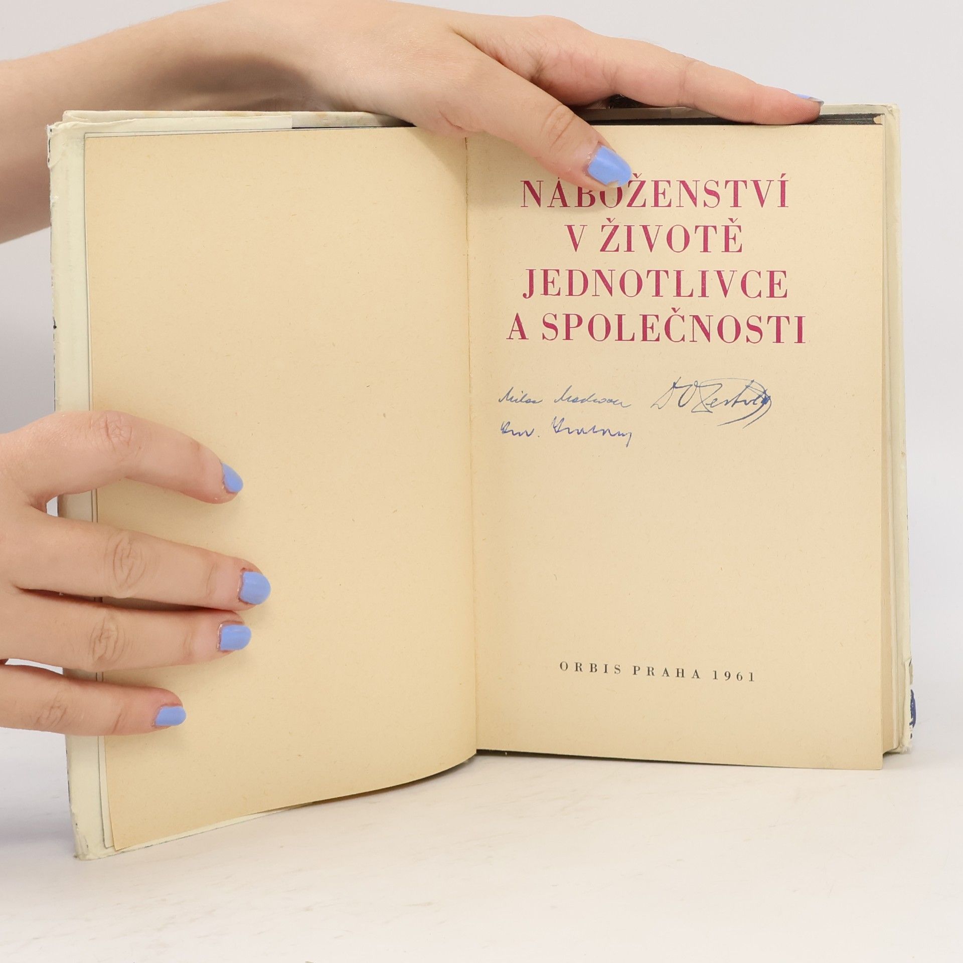 Kolektiv autorů Náboženství v životě jednotlivce a společnosti