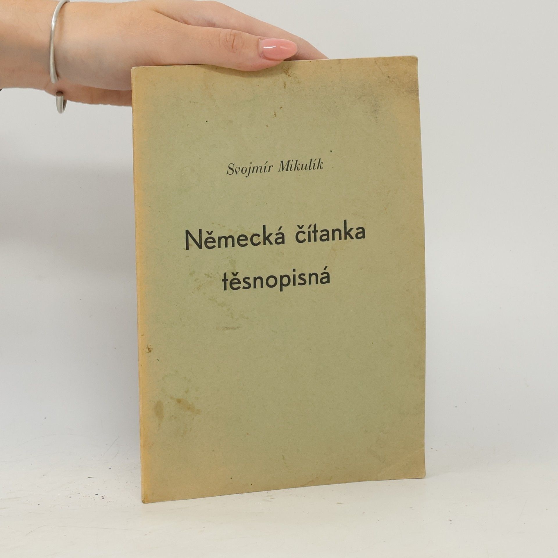 Svojmír Mikulík Německá čítanka těsnopisná