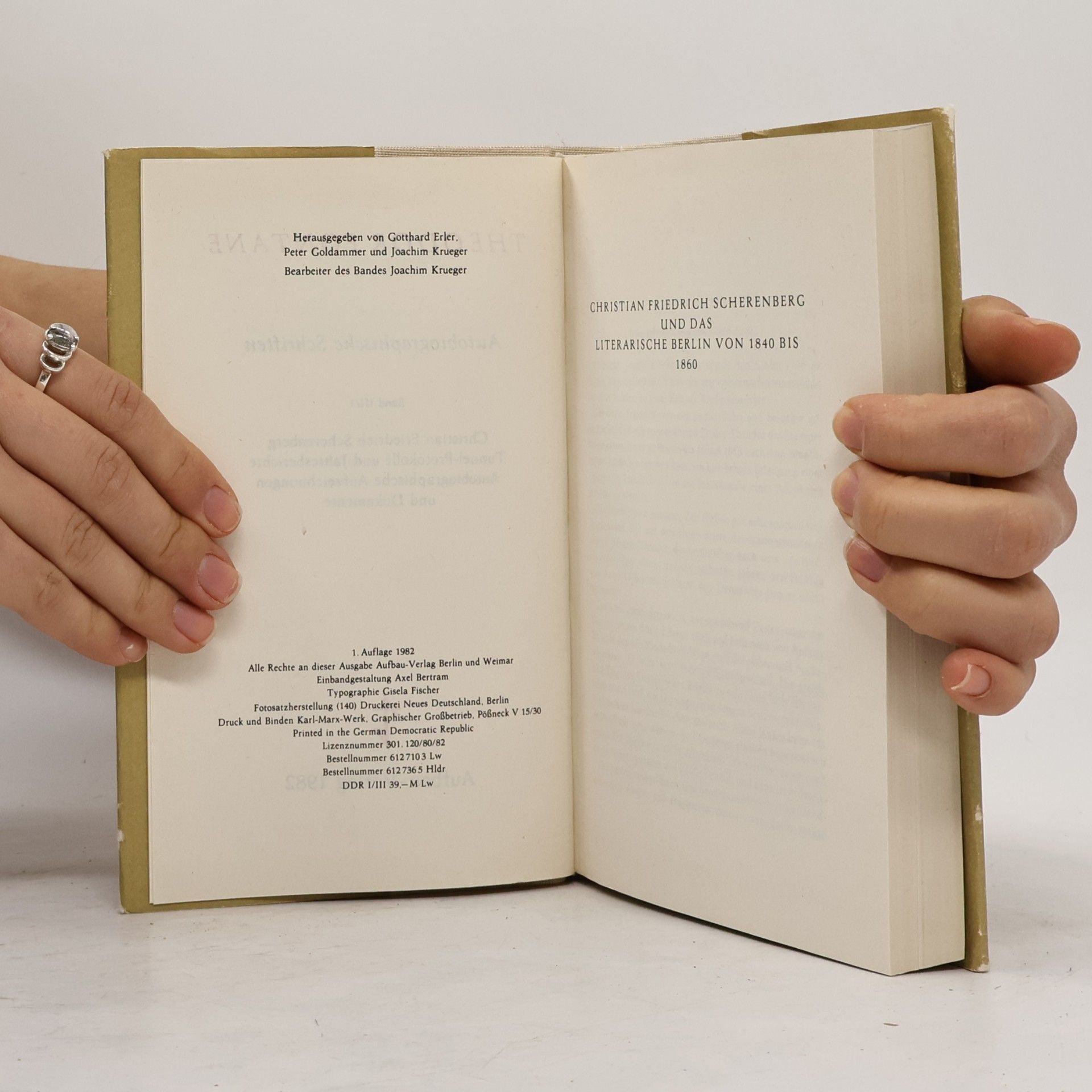Theodor Fontane Autobiographische Schriften III/1