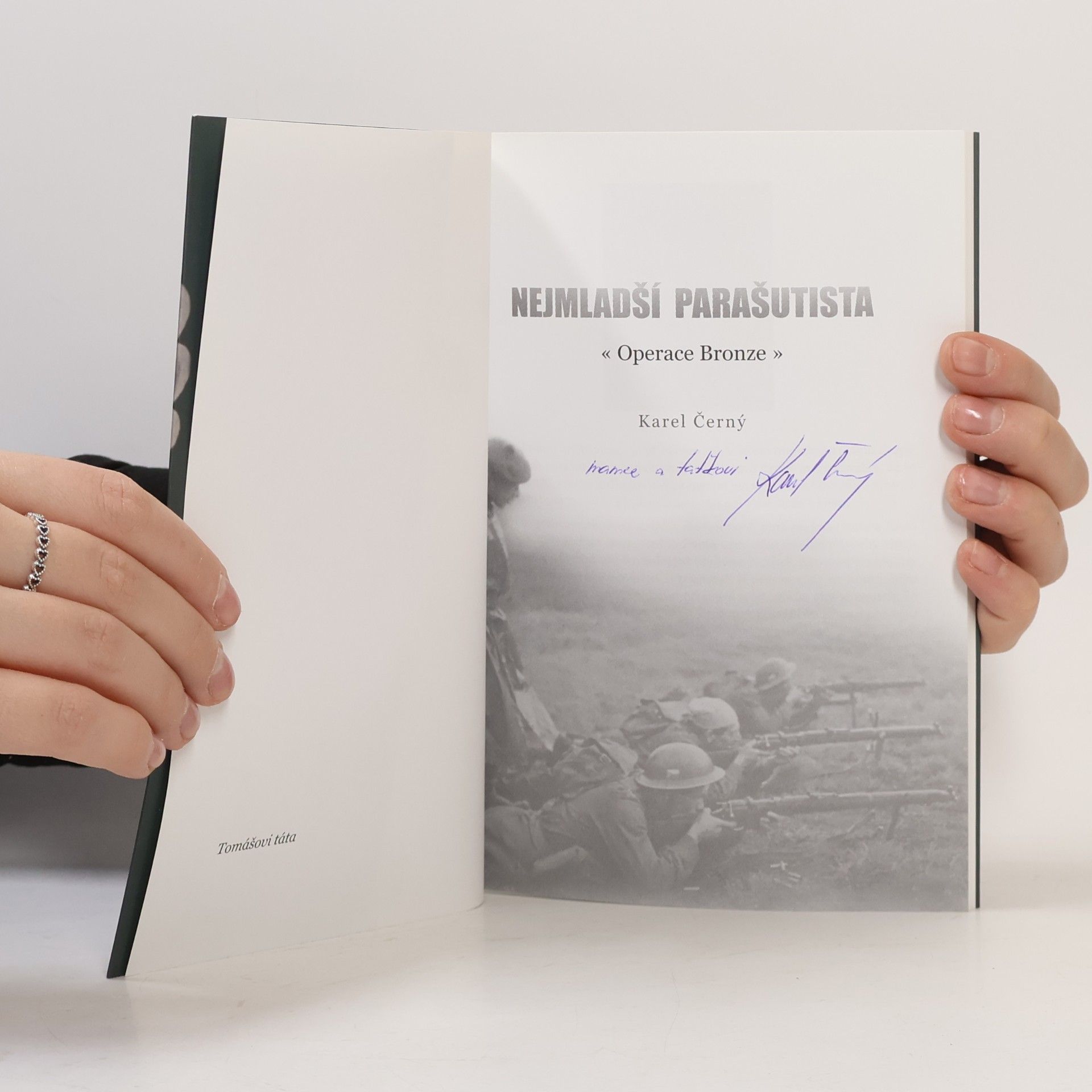 Karel Černý Nejmladší parašutista Operace Bronze