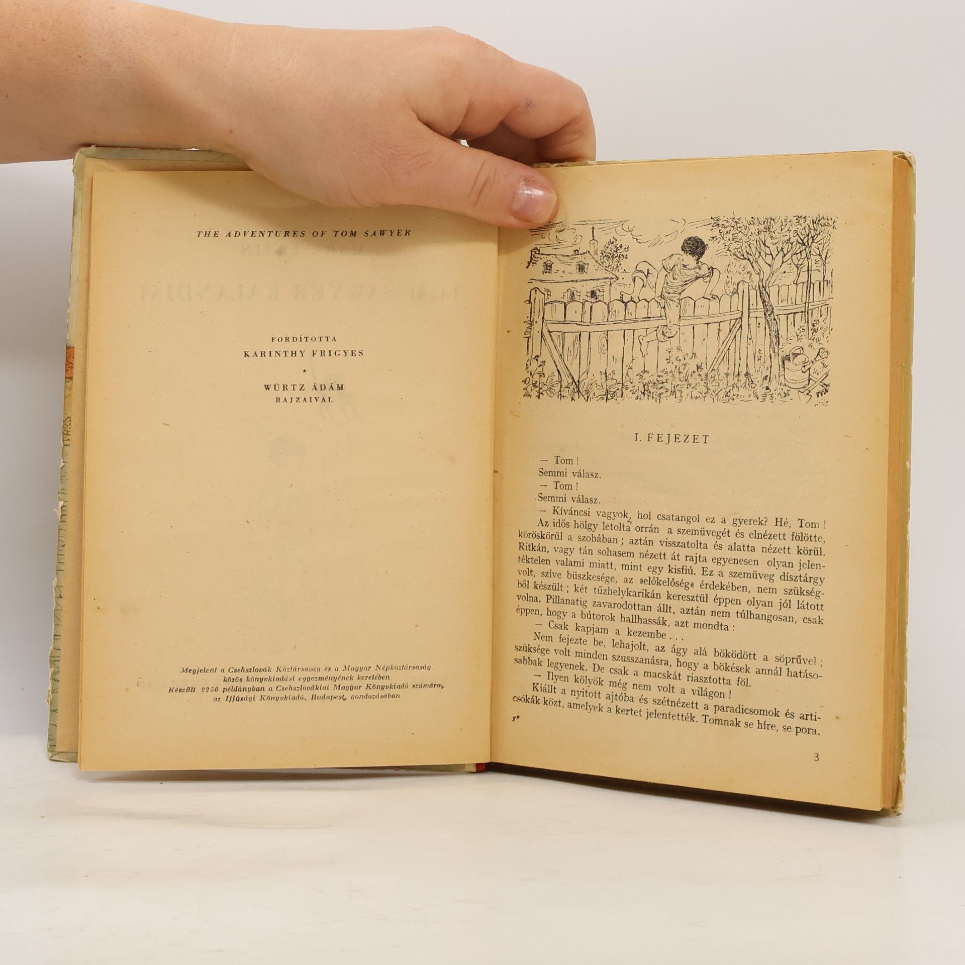Mark Twain Tom Sawyer kalandjai
