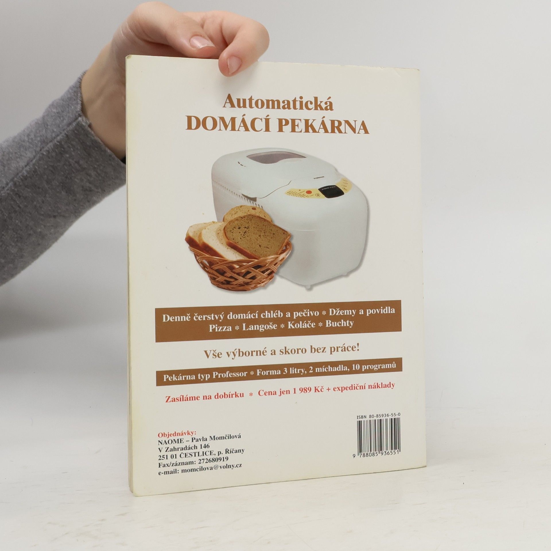Pavla Momčilová Automatická domácí pekárna