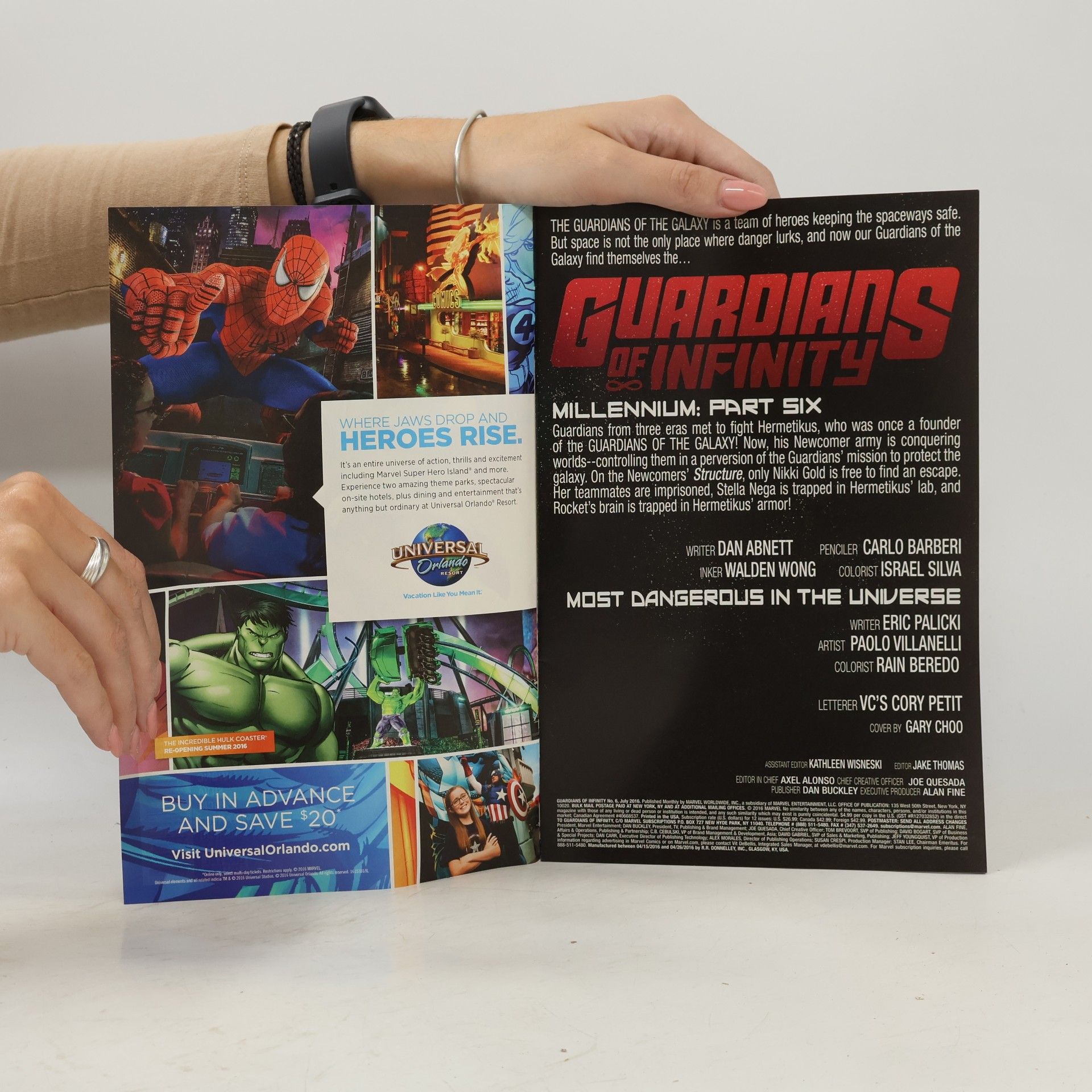 Dan Abnett Guardians of Infinity 6