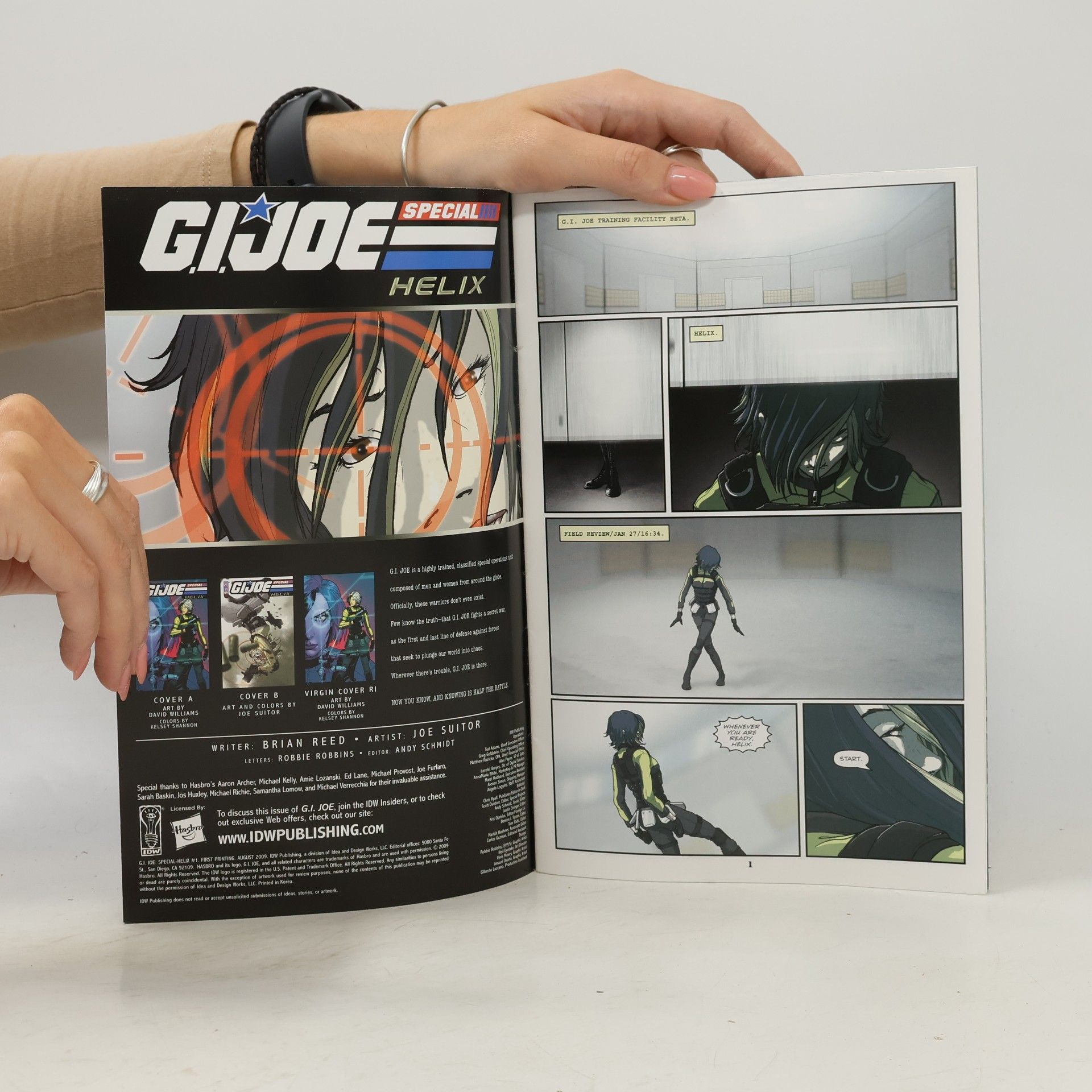 David Williams G.I. Joe: Special-Helix #1