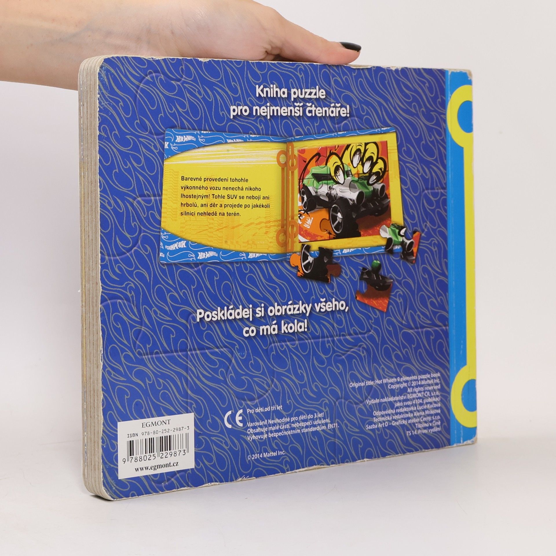 Various authors Hot Wheels - Kniha puzzle
