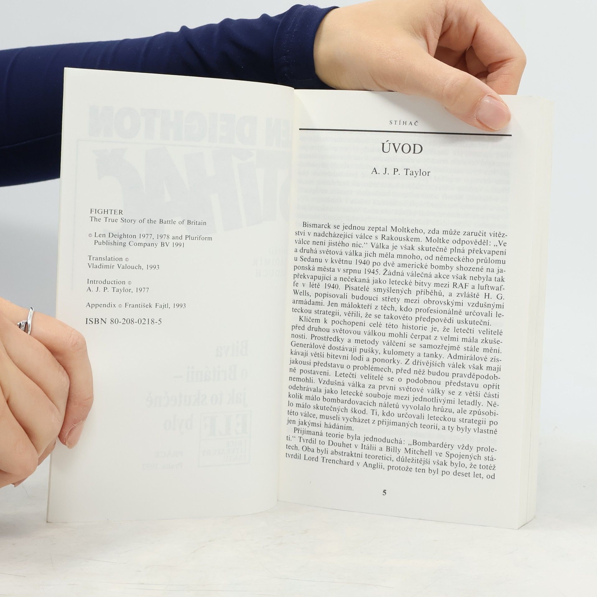 Len Deighton Stíhač : Bitva o Británii - jak to skutečně bylo