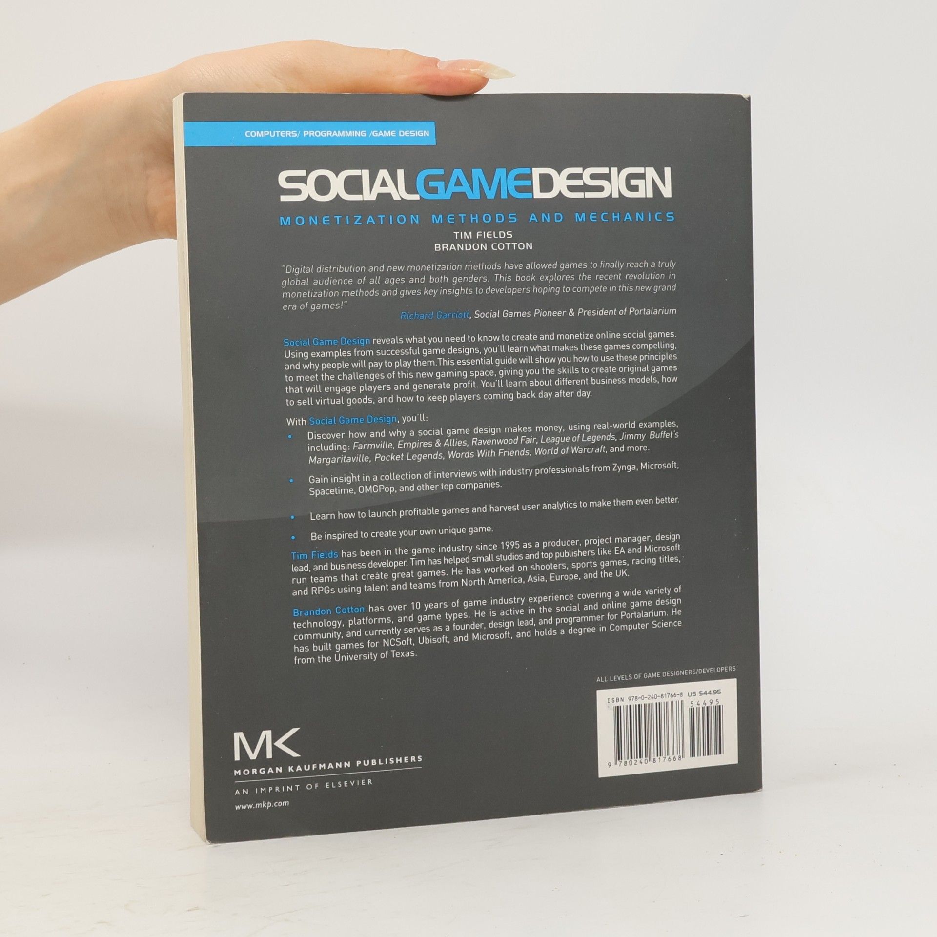 Tim Fields Social Game Design