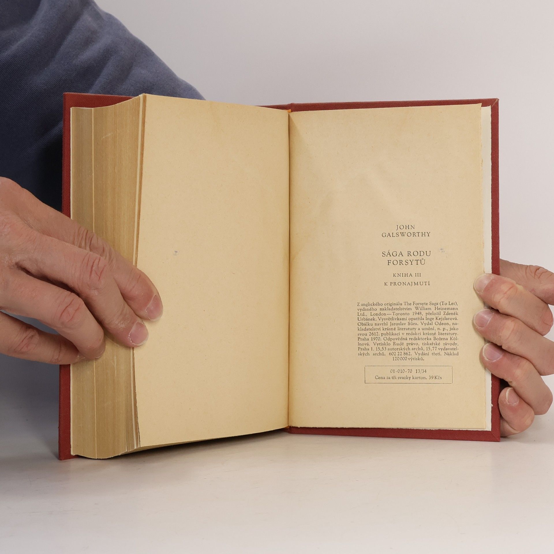 John Galsworthy Sága rodu Forsytů I-III.