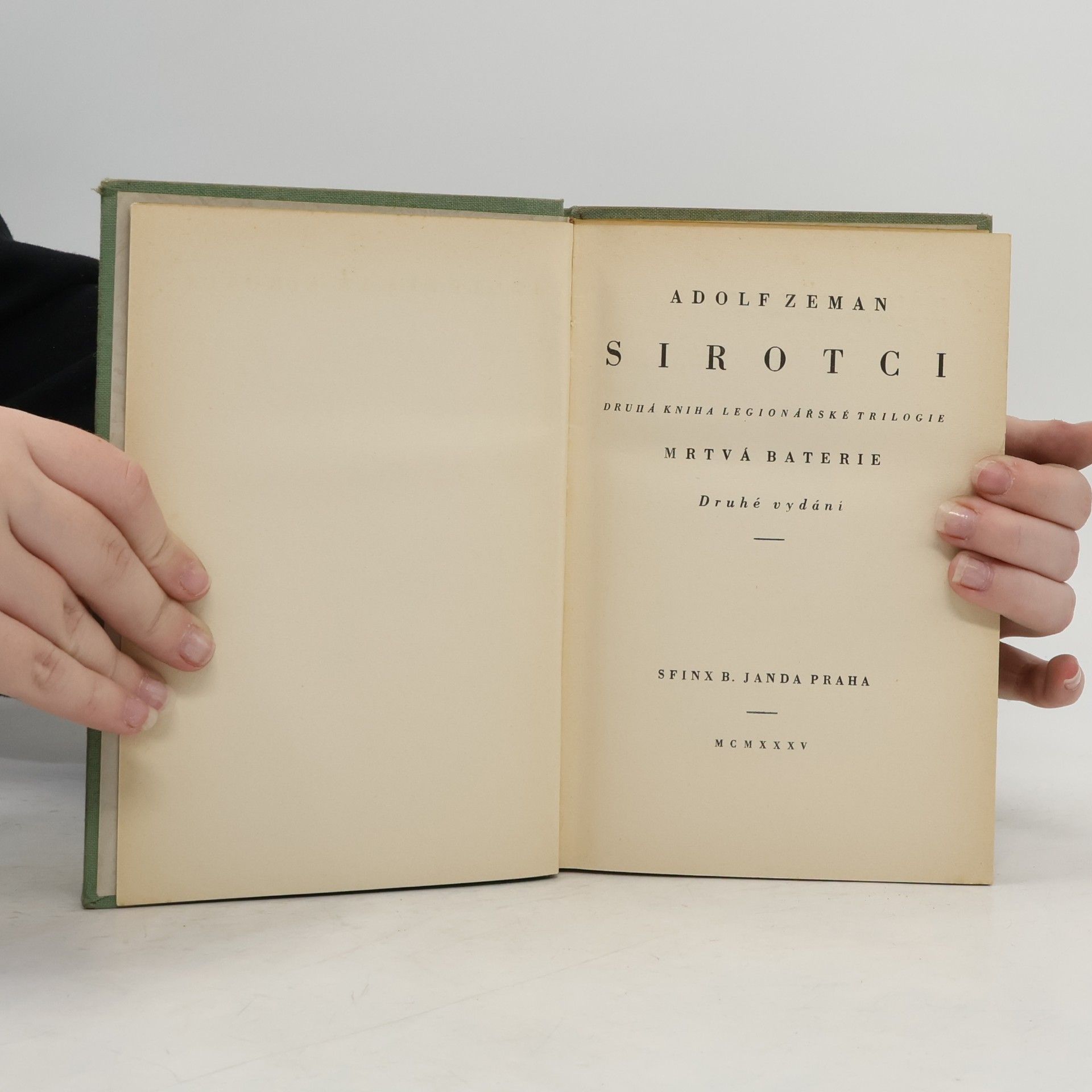 Adolf Zeman Sirotci II. Mrtvá baterie