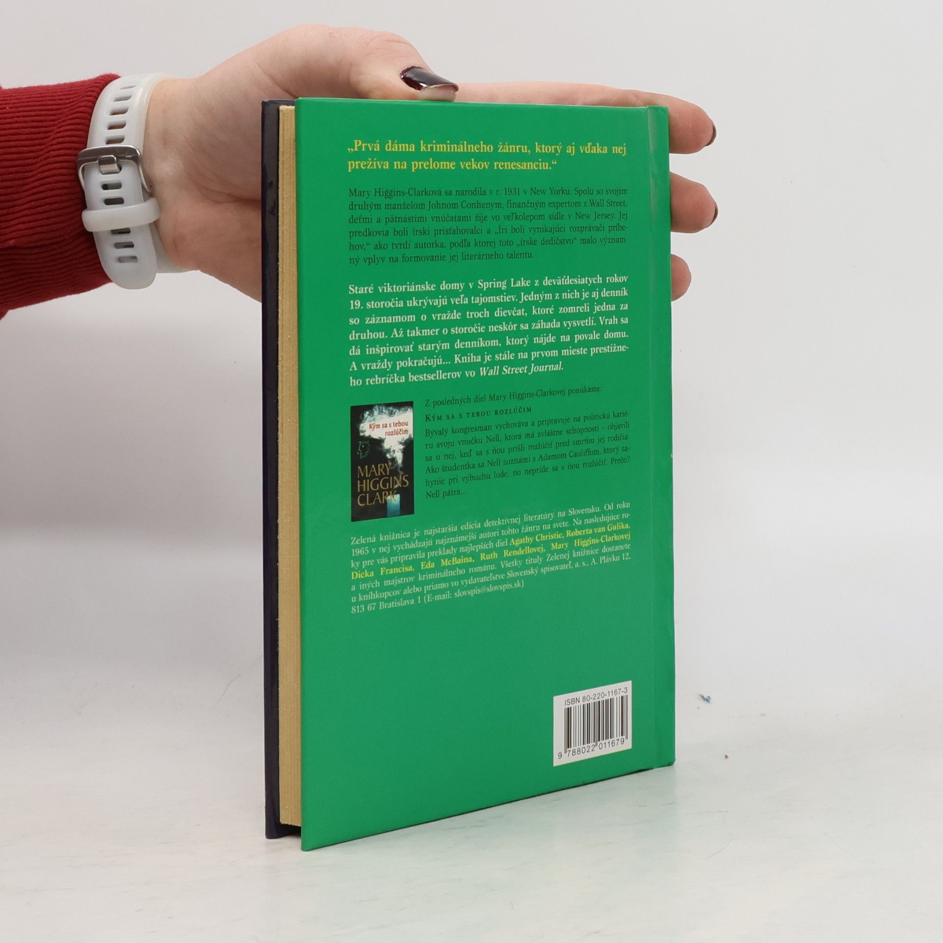 Mary Higgins Clark Na ulici, kde žije tá, ktorú milujem