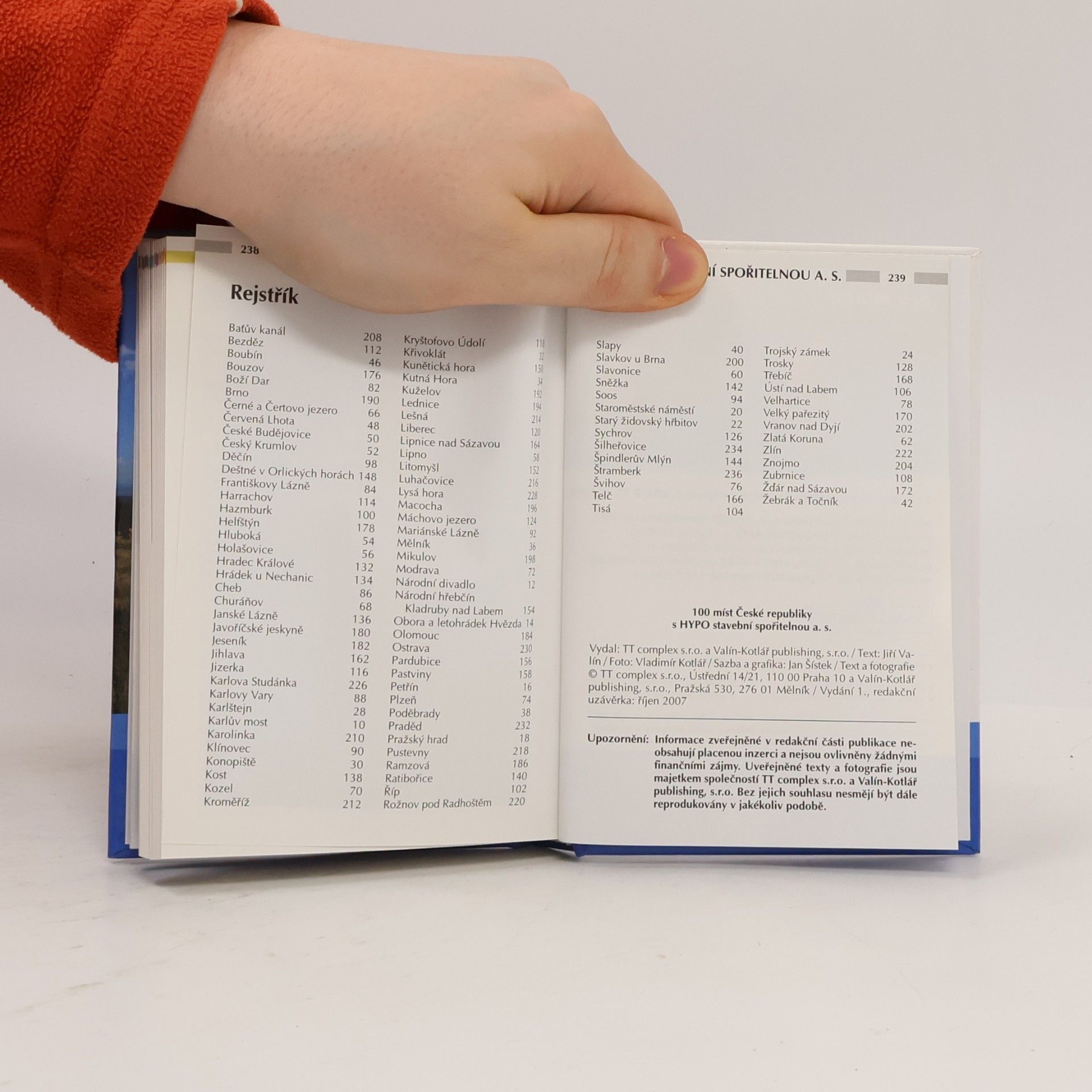 Various authors 100 míst České republiky s HYPO stavební spořitelnou