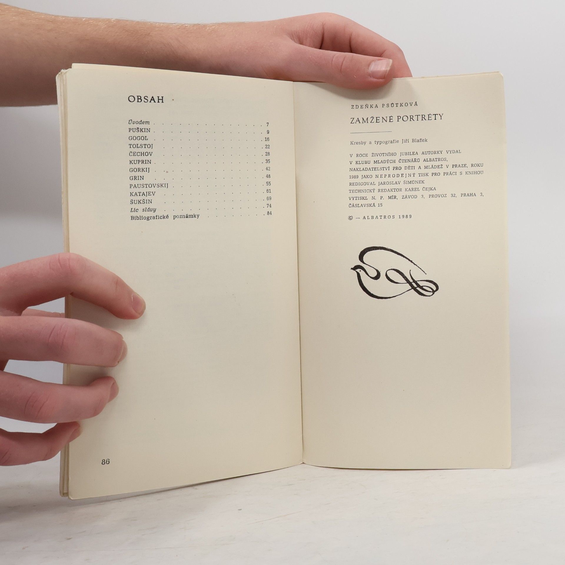 Zdeňka Psůtková Zamžené portréty