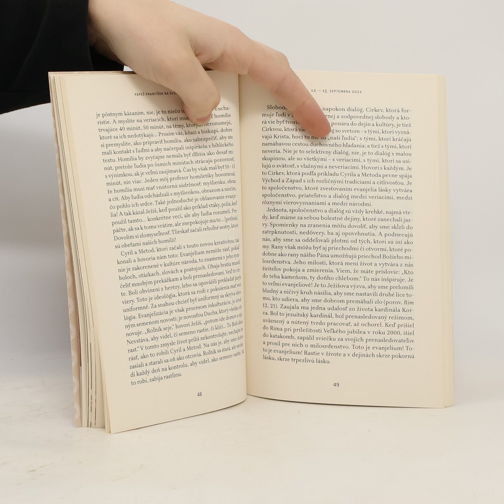 Various authors Posol jednoty a pokoja : Návštěva Pápeža Františka na Slovensku