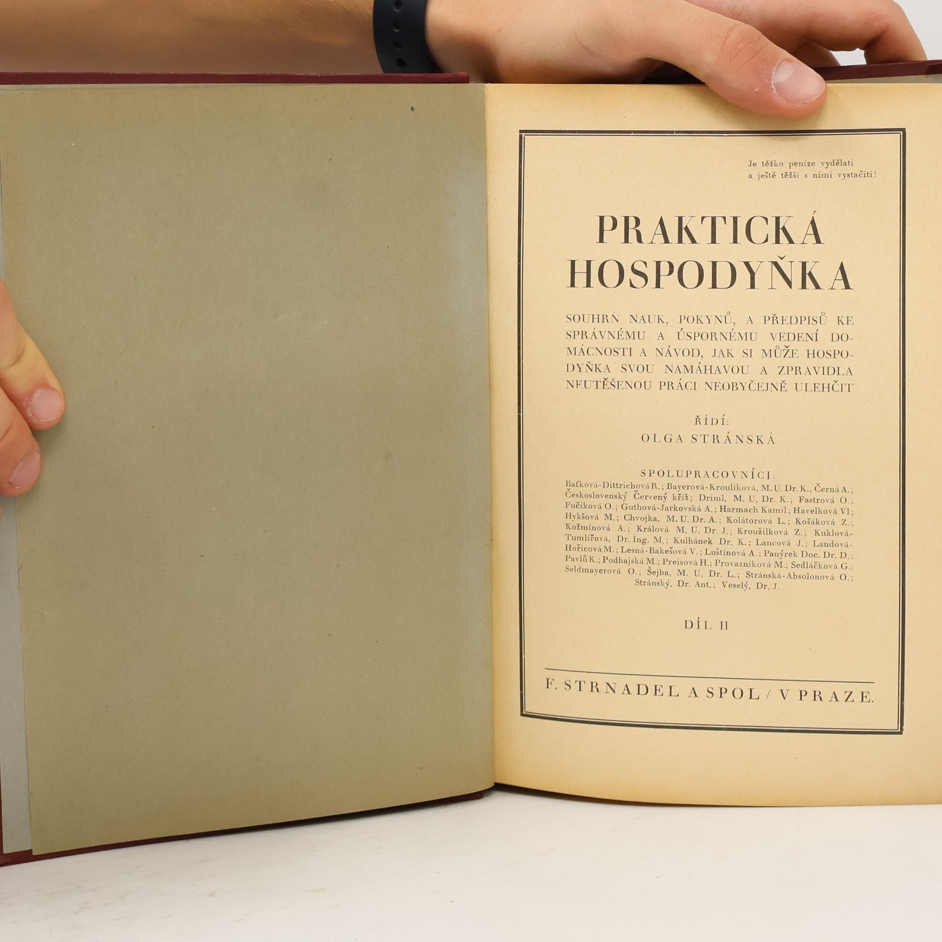 Olga Stránská Praktická hospodyňka II.