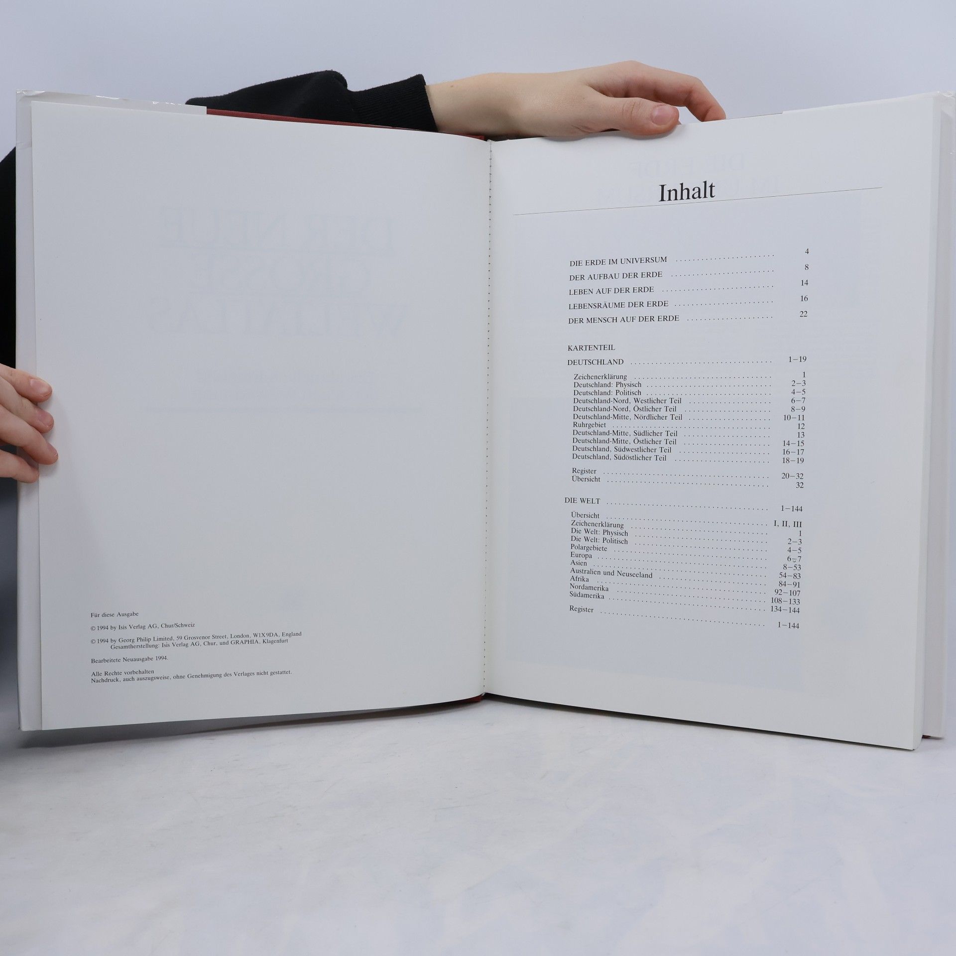 Various authors Der Neue Grosse Weltatlas