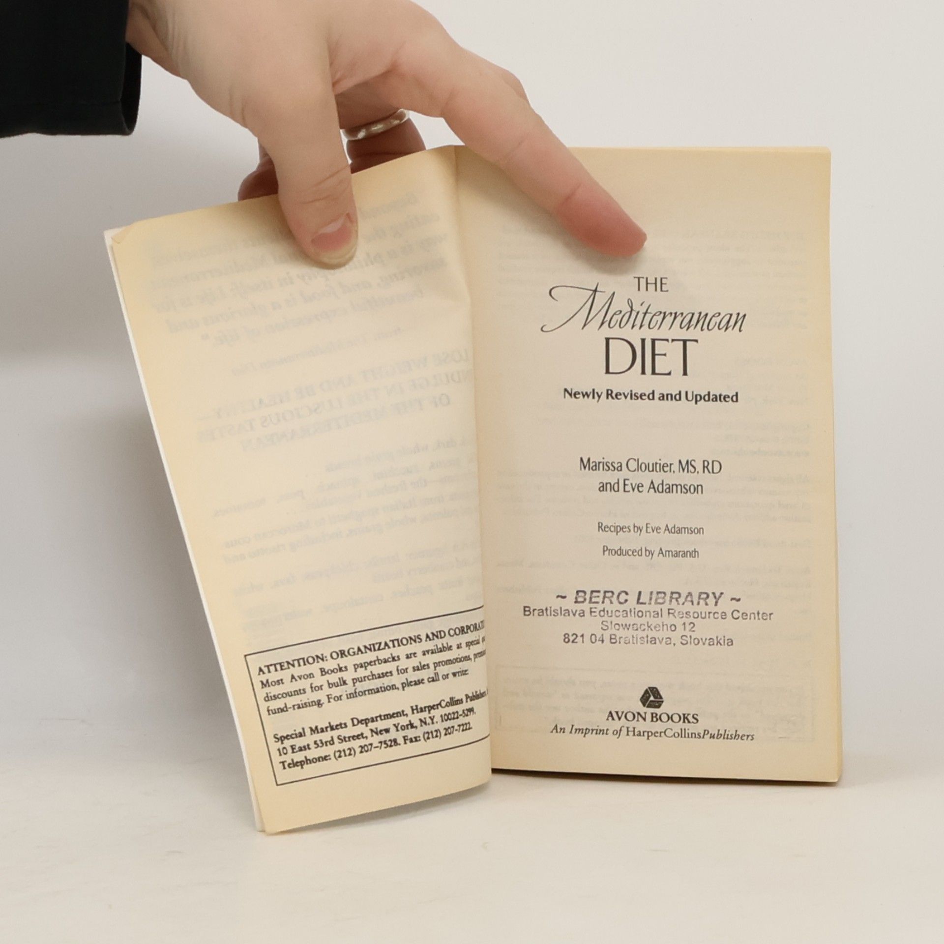 Marissa Cloutier Avon Health Diet: The Mediterranean Diet
