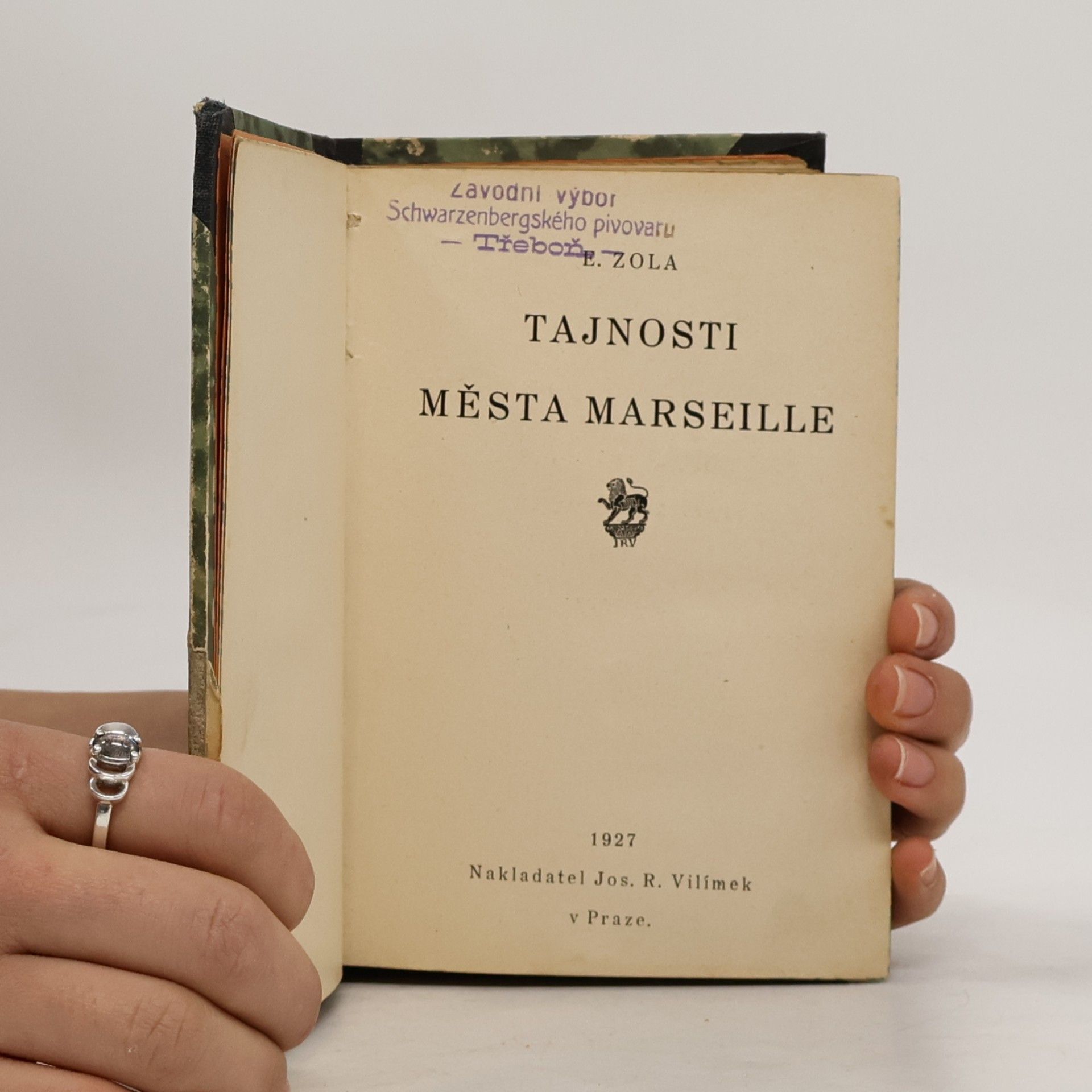 Émile Zola Tajnosti města Marseille
