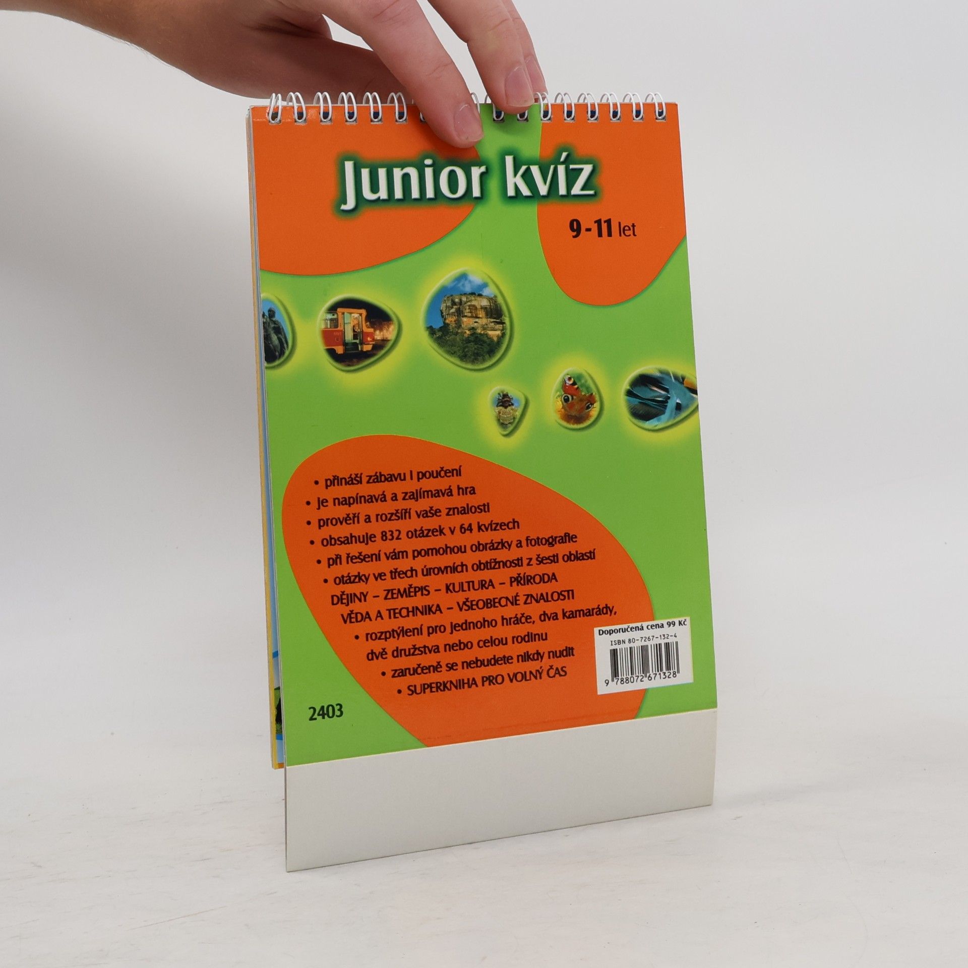 Martin Birás Junior kvíz : 9-11 let : 832 otázek a odpovědí : superkniha pro volný čas