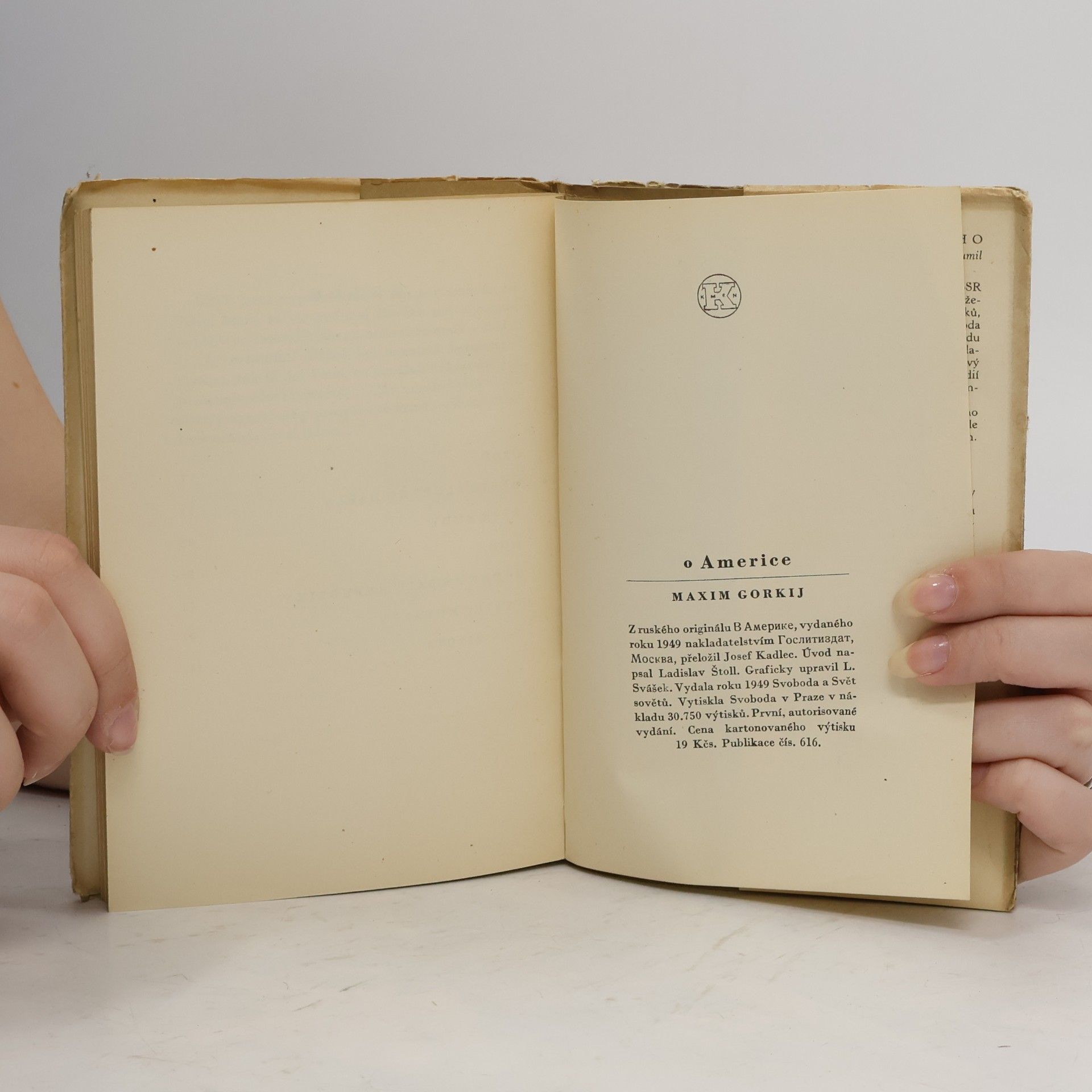 Maxim Gorkij O Americe