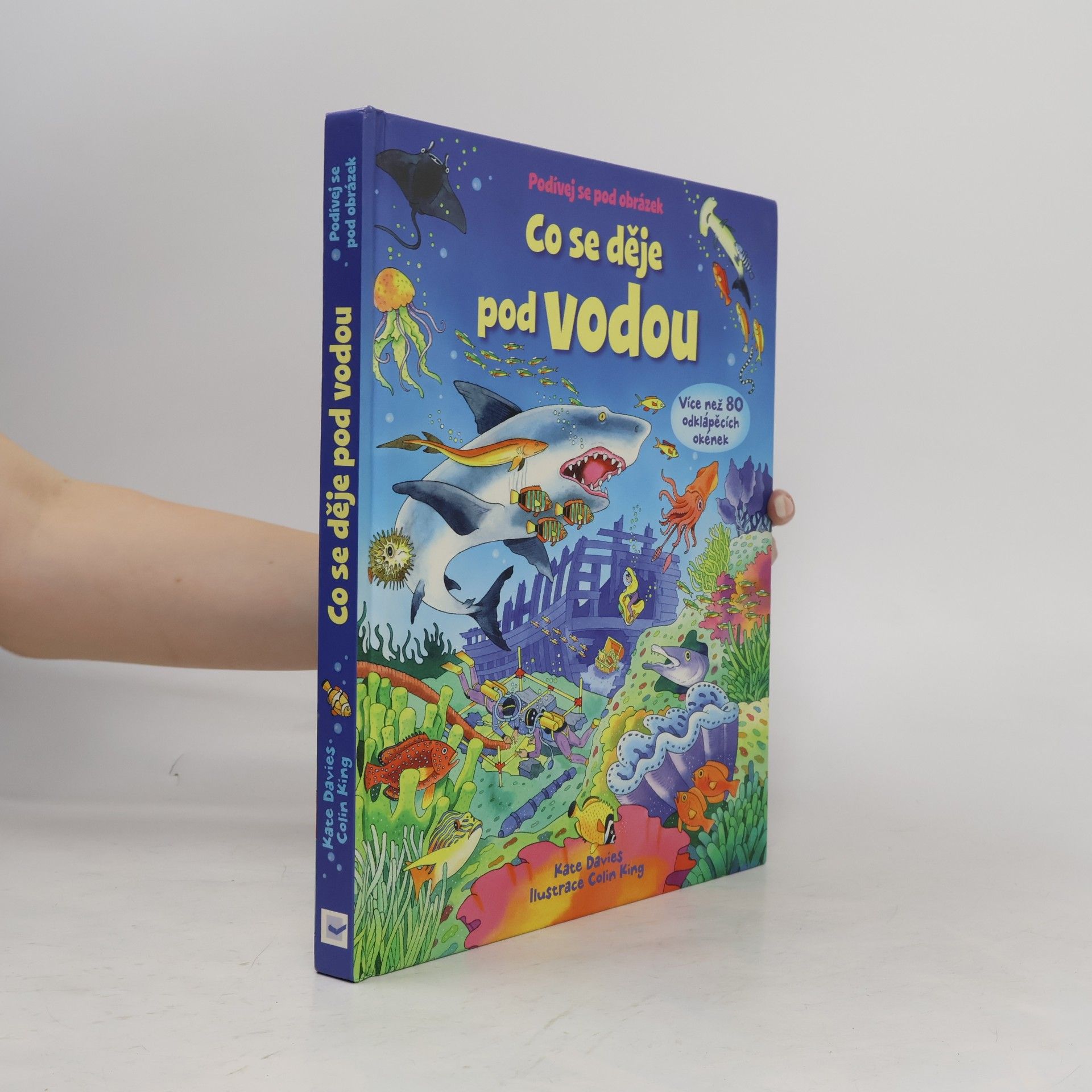 Kate Davies Co se děje pod vodou : podívej se pod obrázek : více než 80 odklápěcích okének