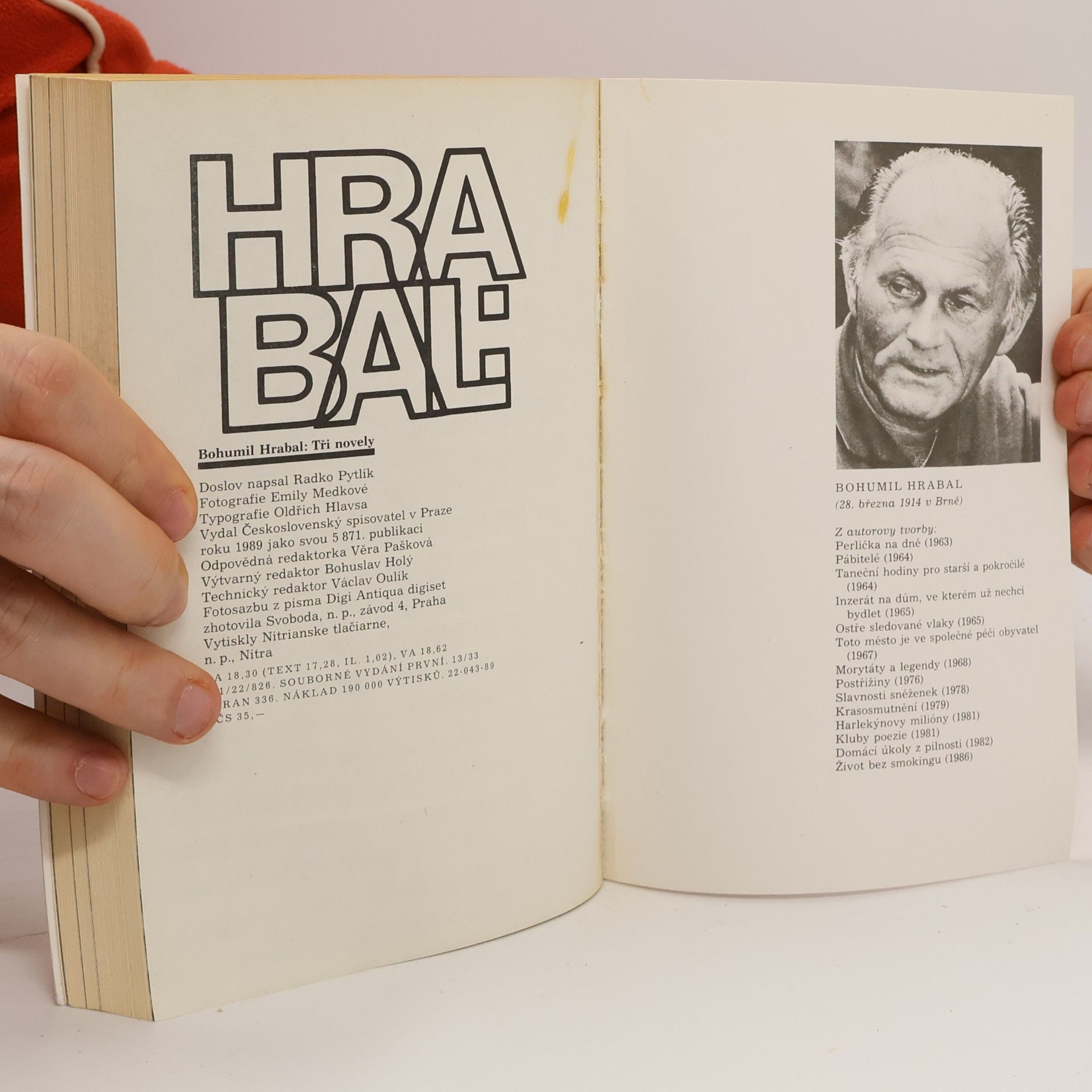 Bohumil Hrabal Hrabal