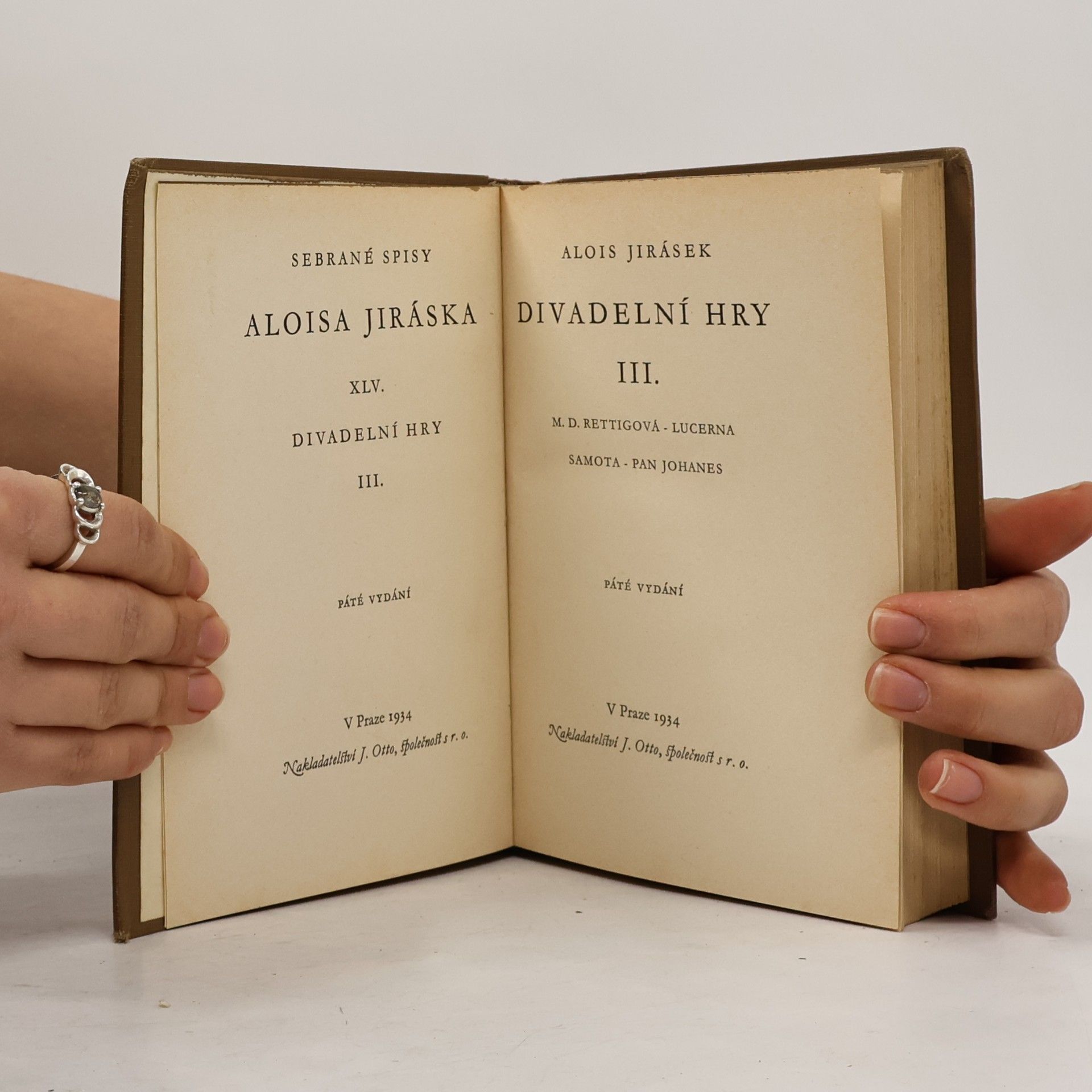 Alois Jirásek Divadelni hry III.