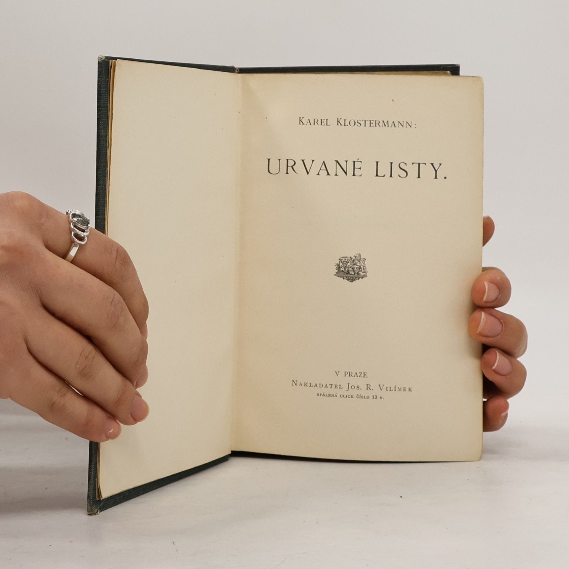 Karel Klostermann Urvané listy