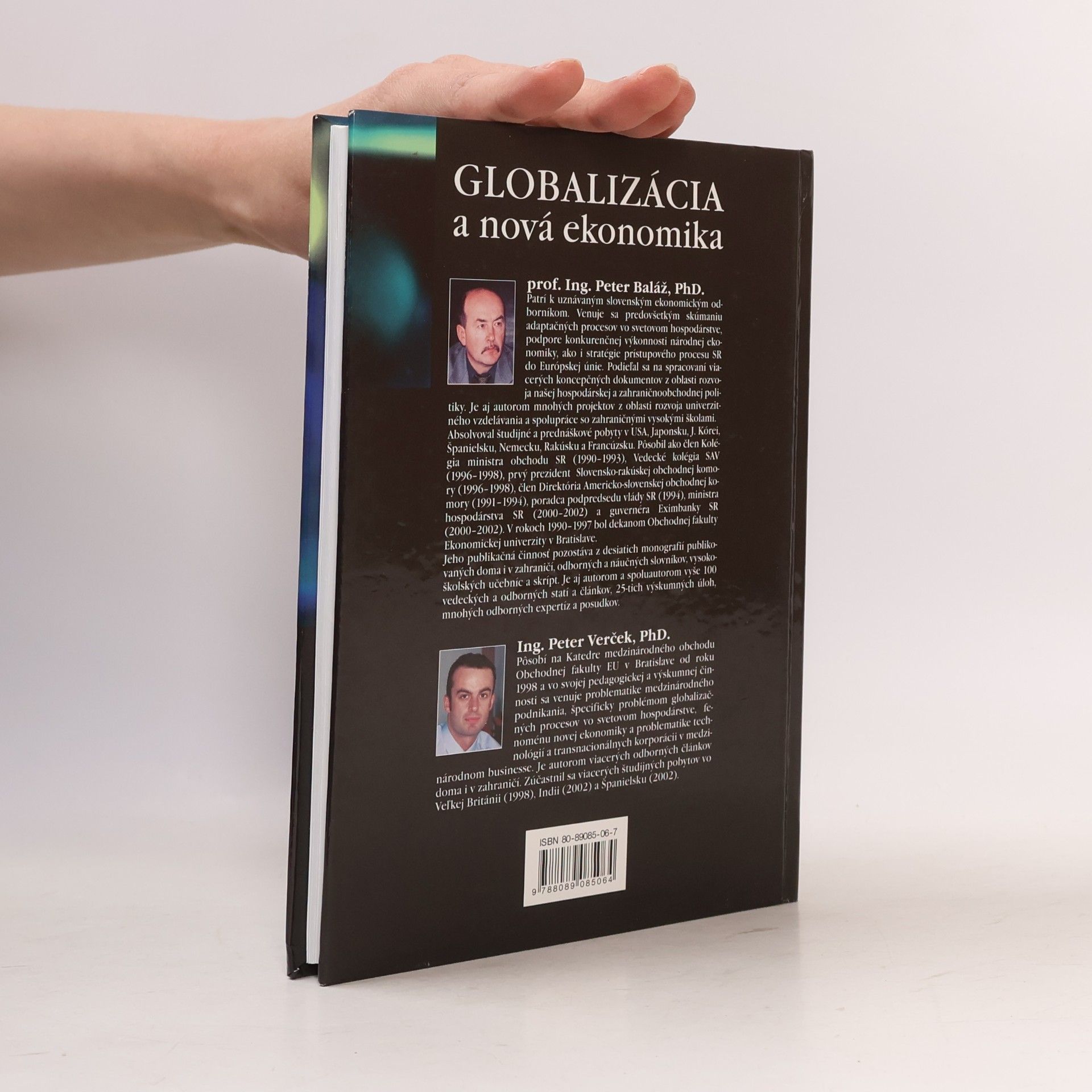 Peter Baláž Globalizácia a nová ekonomika