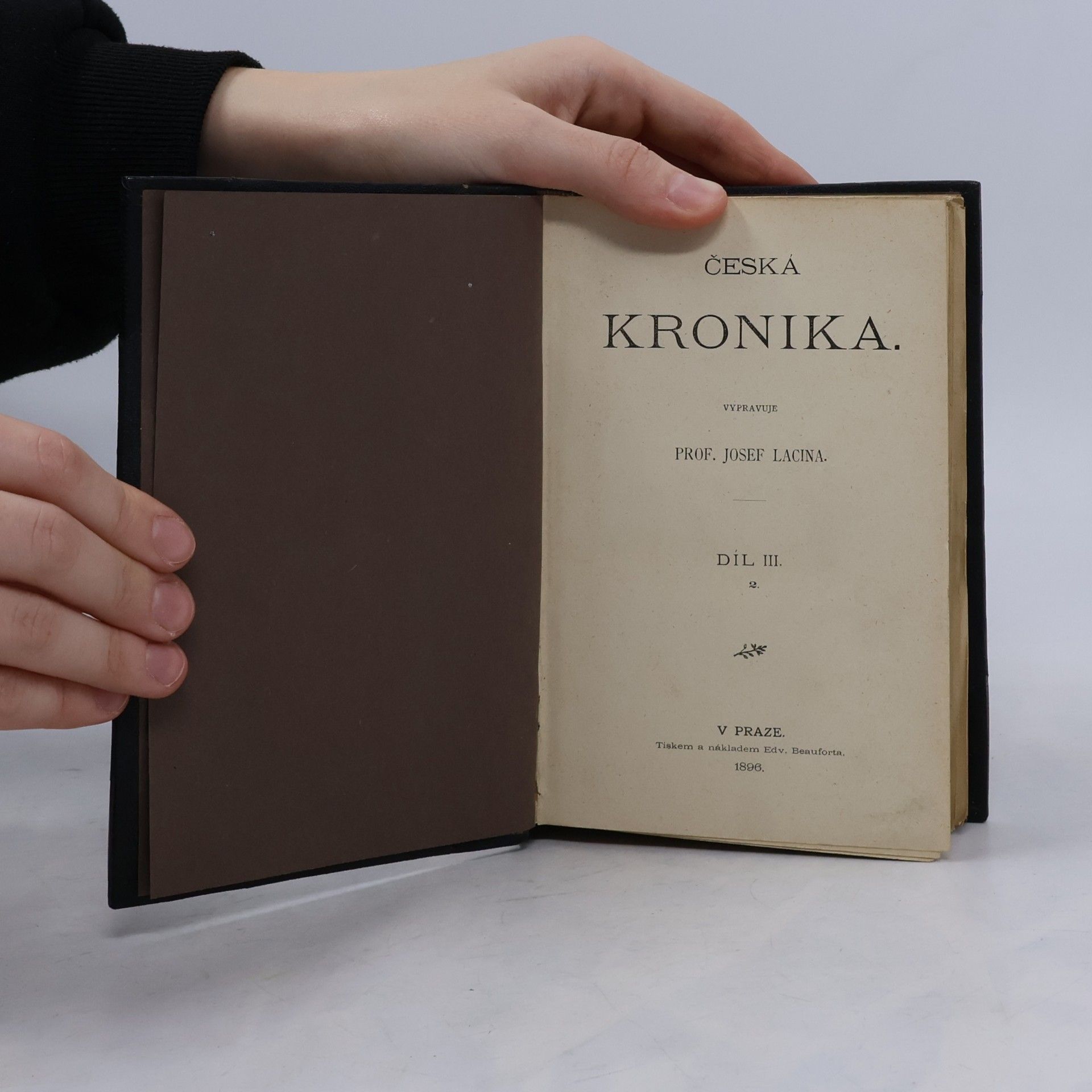Josef Lacina Česká kronika III. Díl, 2. část