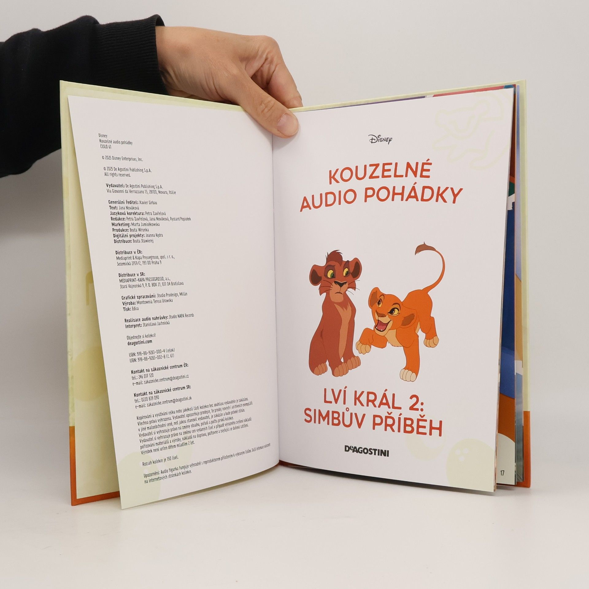 Kolektiv autorů Kouzelné audio pohádky. Lví král 2 - Simbův příběh