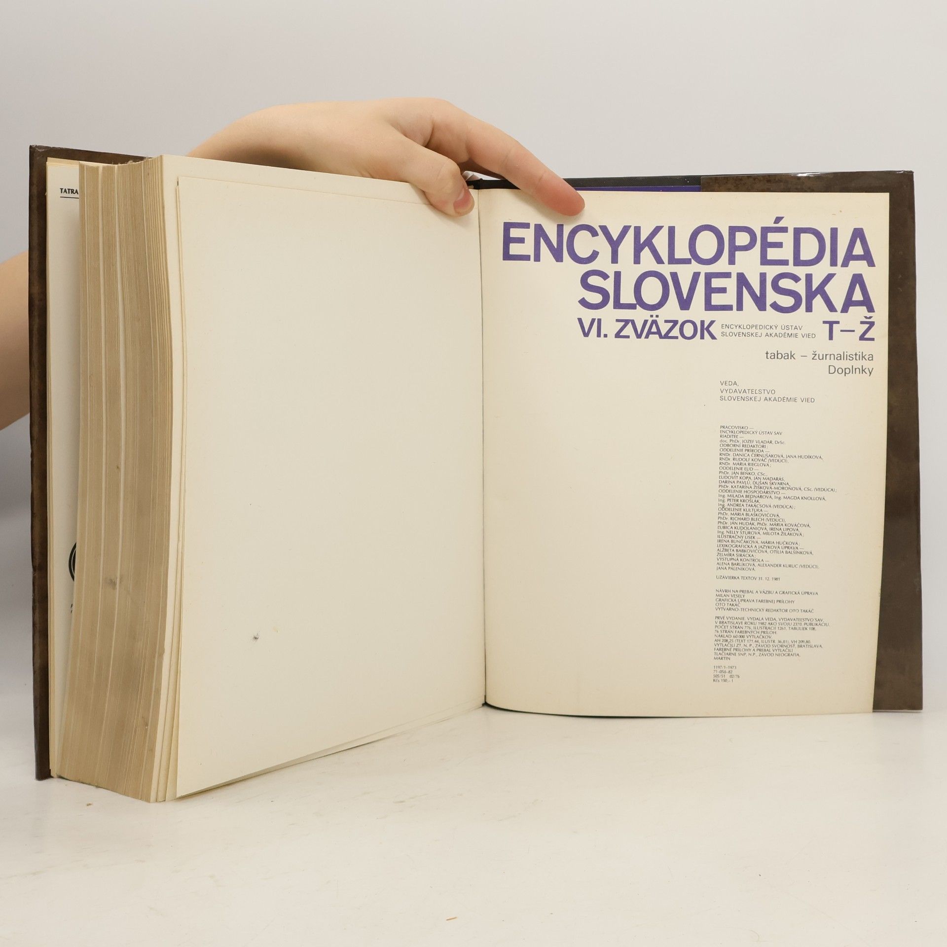 kolektiv Encyklopédia Slovenska VI. zväzok