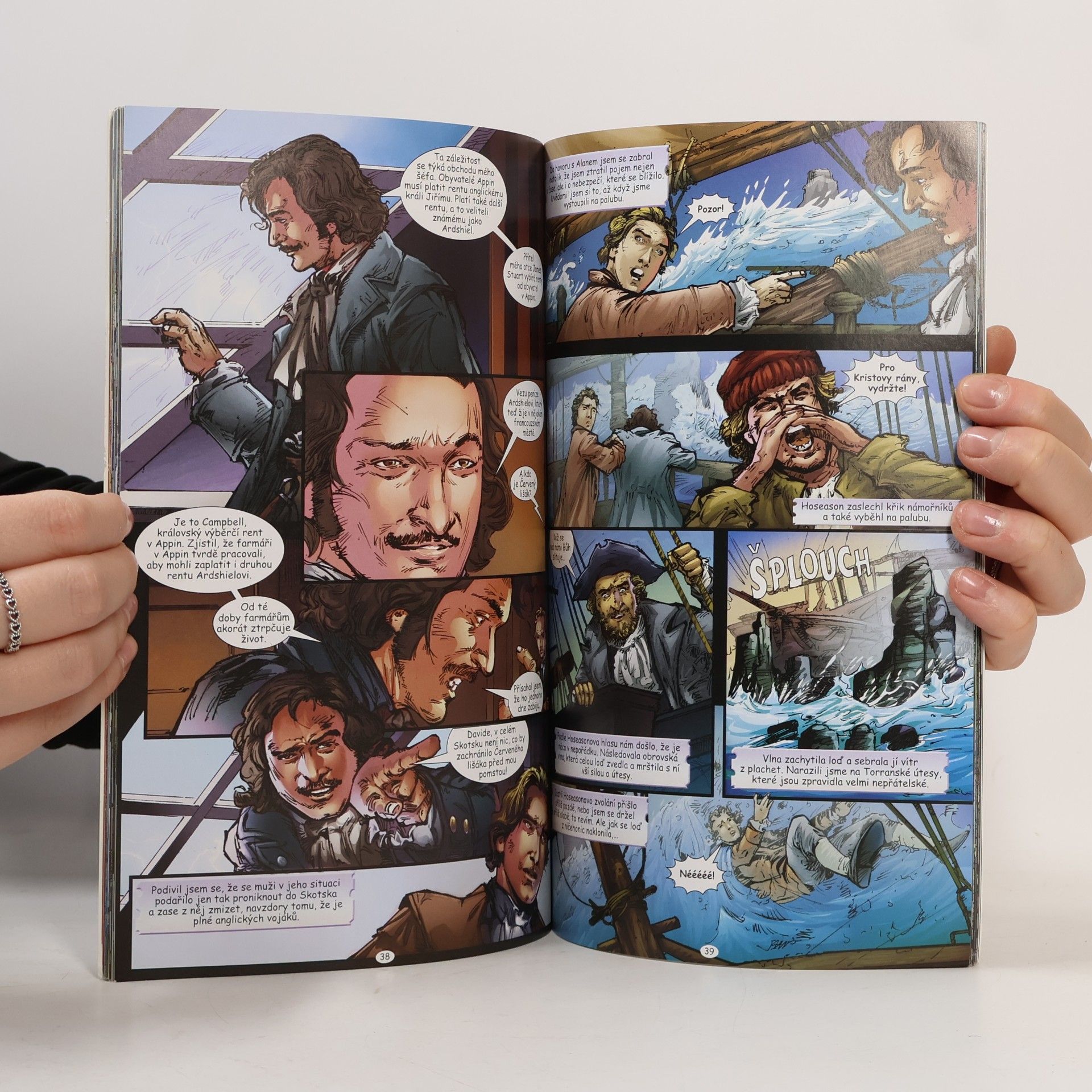 Robert Louis Stevenson Únos (komiks)