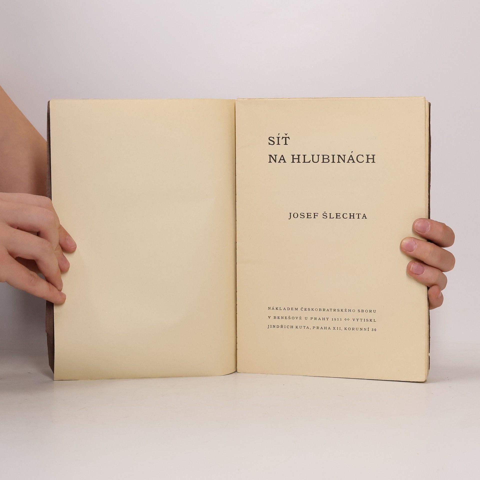 Josef Šlechta Síť na hlubinách