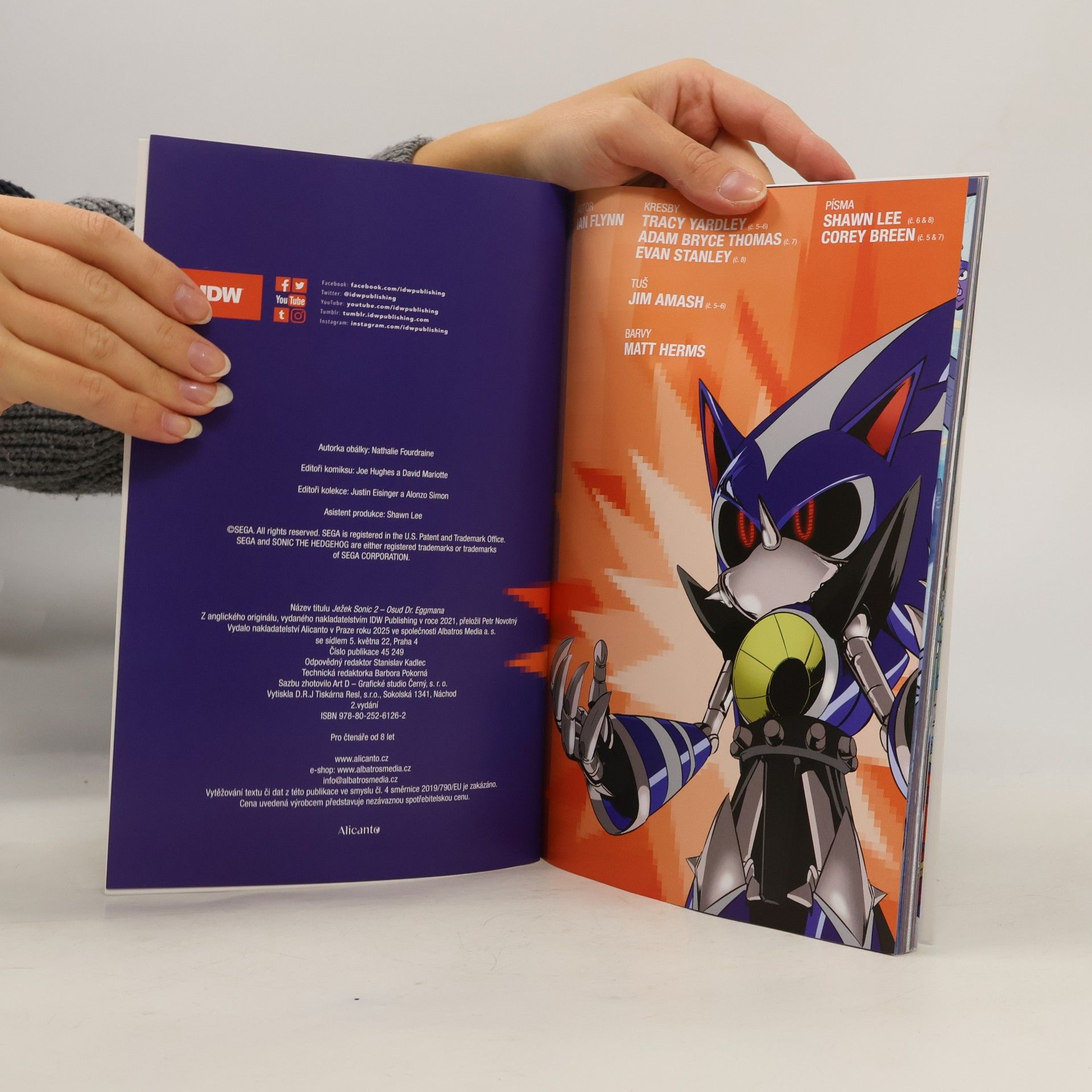 Ian Flynn Ježek Sonic 2 - Osud Dr. Eggmana