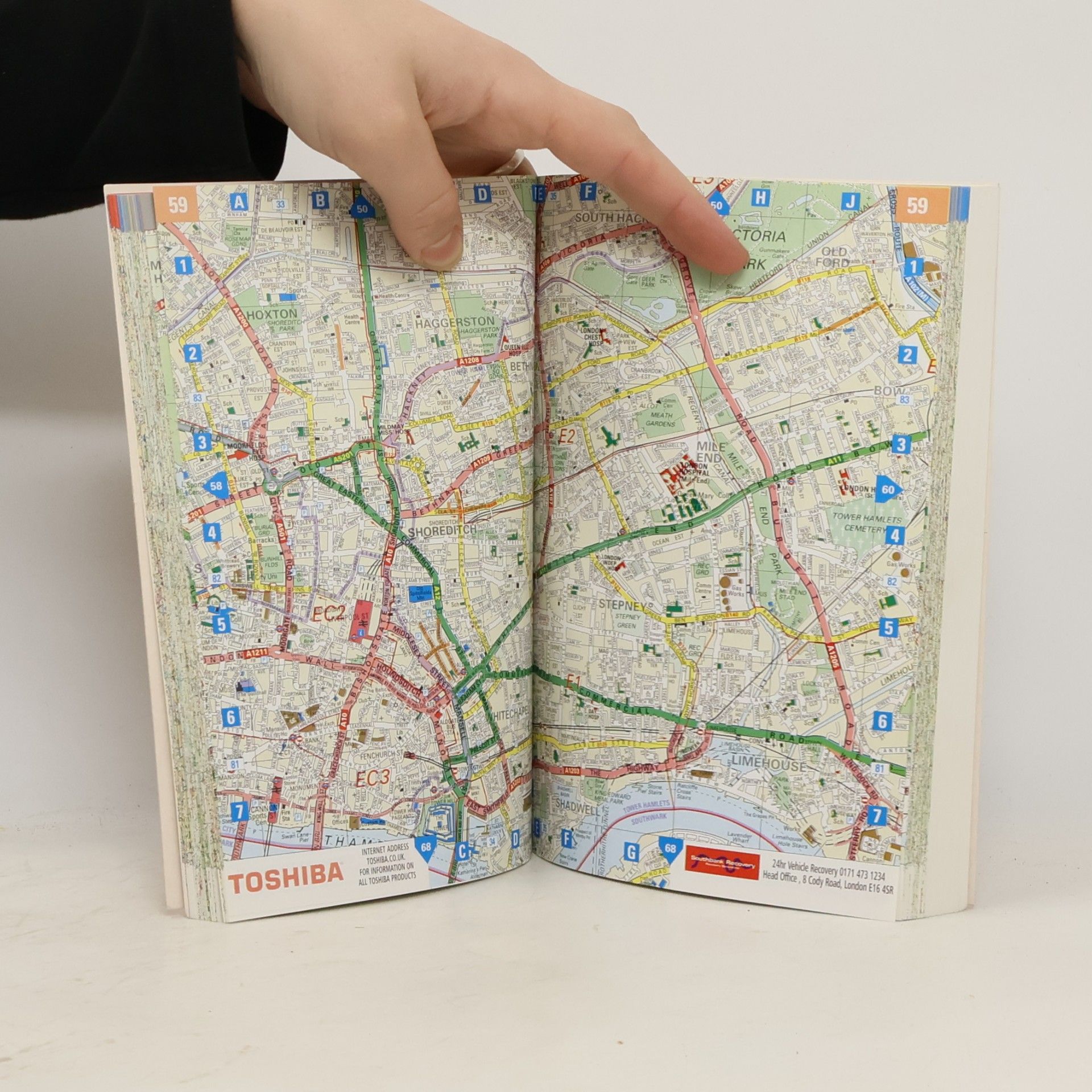 Kolektiv autorů London Street Atlas