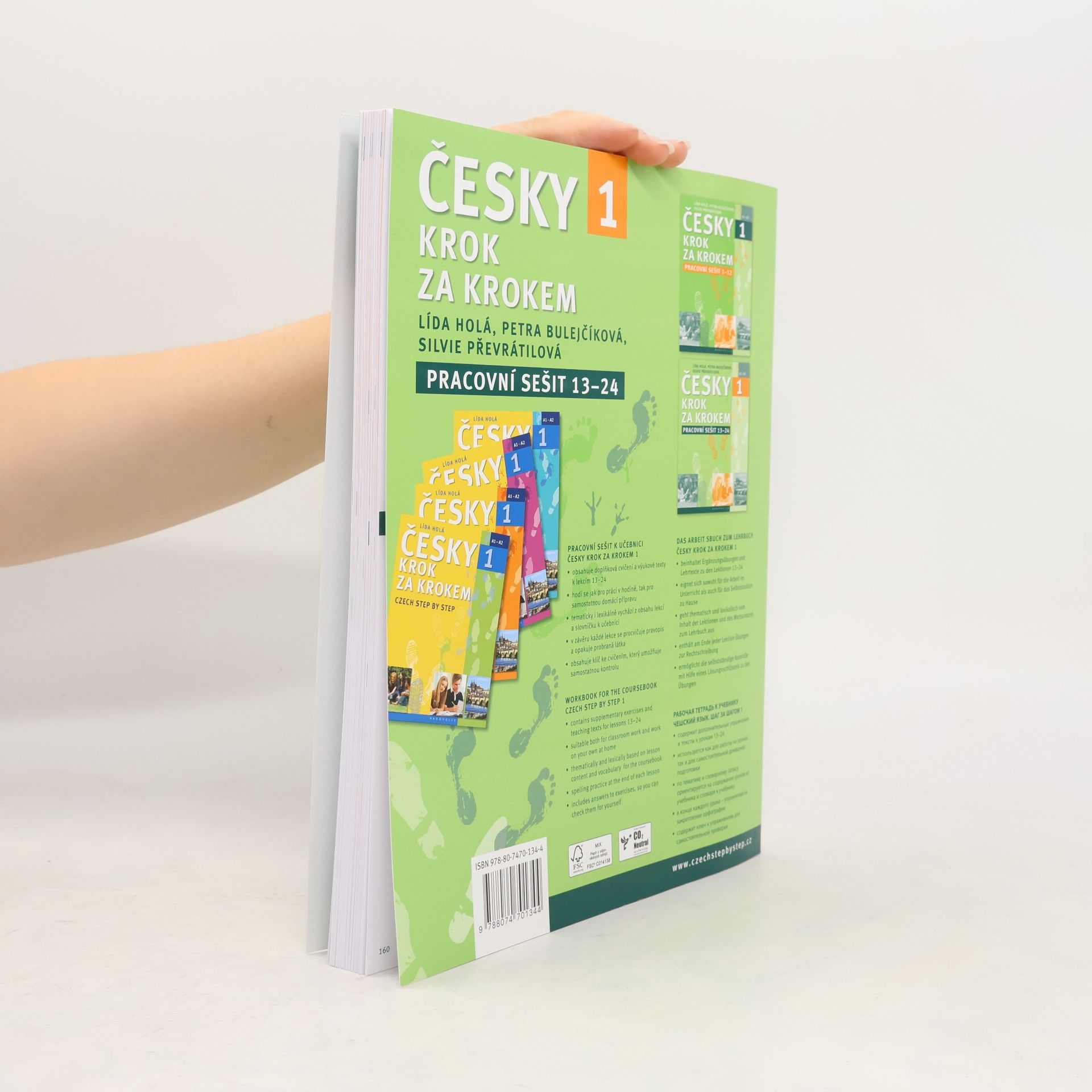 Lída Holá Česky krok za krokem 1. A1-A2. Pracovní sešit 13–24