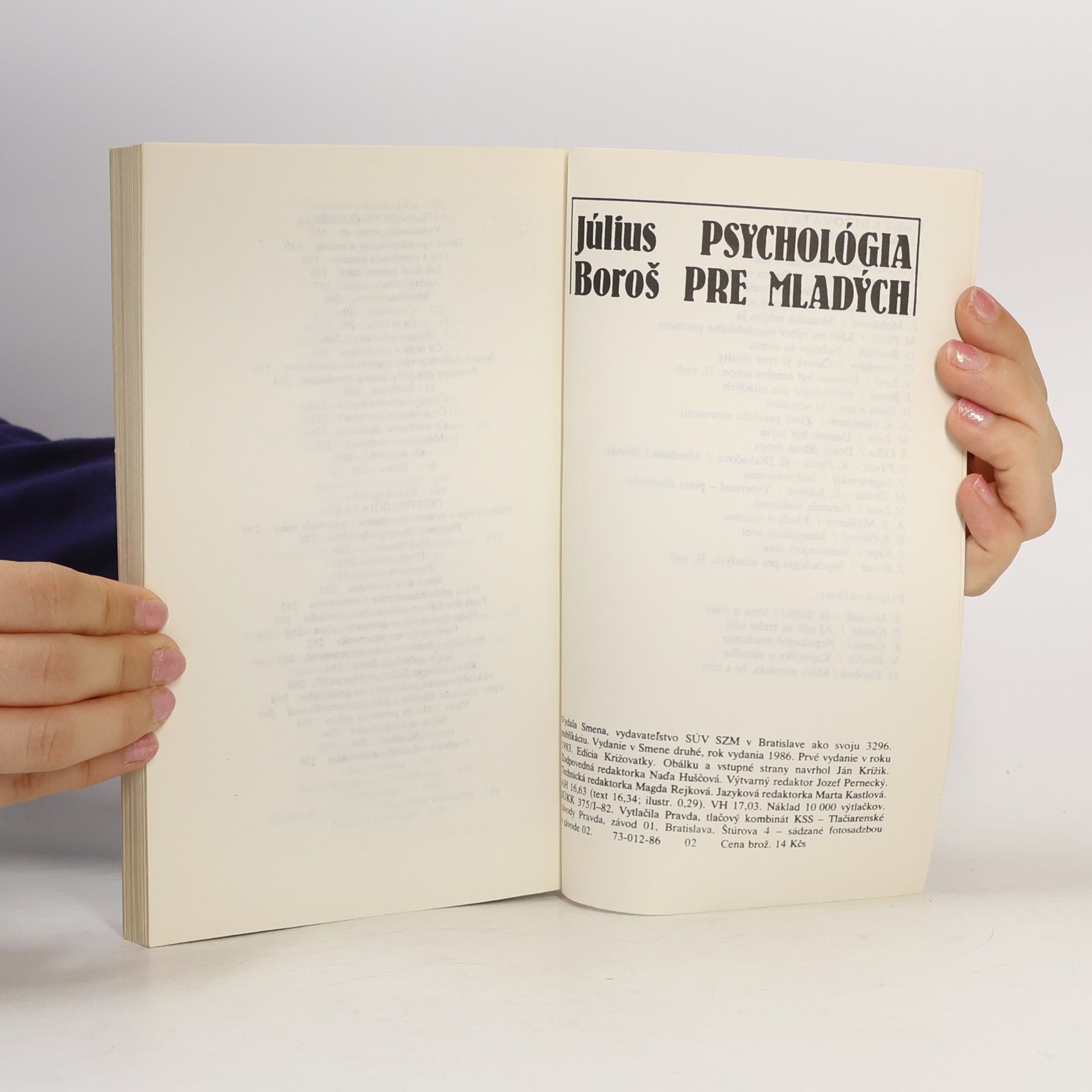 Július Boroš Psychológia pre mladých