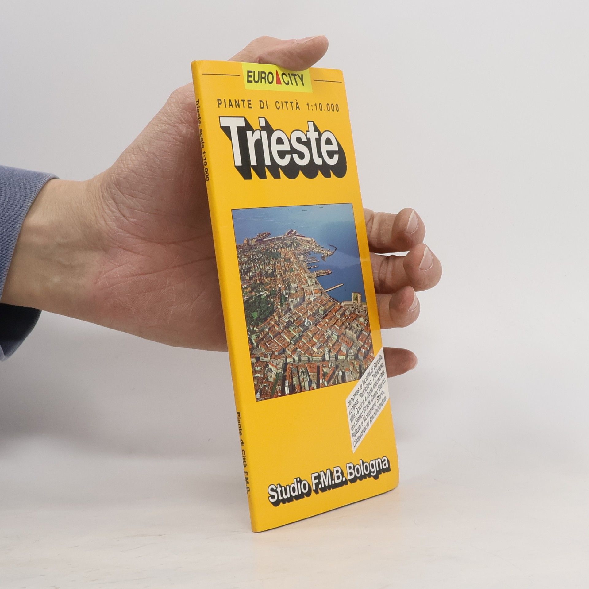Trieste, Barcola, Villa Opicina, Trebiciano, Padriciano, Longera, zona industriale, pianta della citta