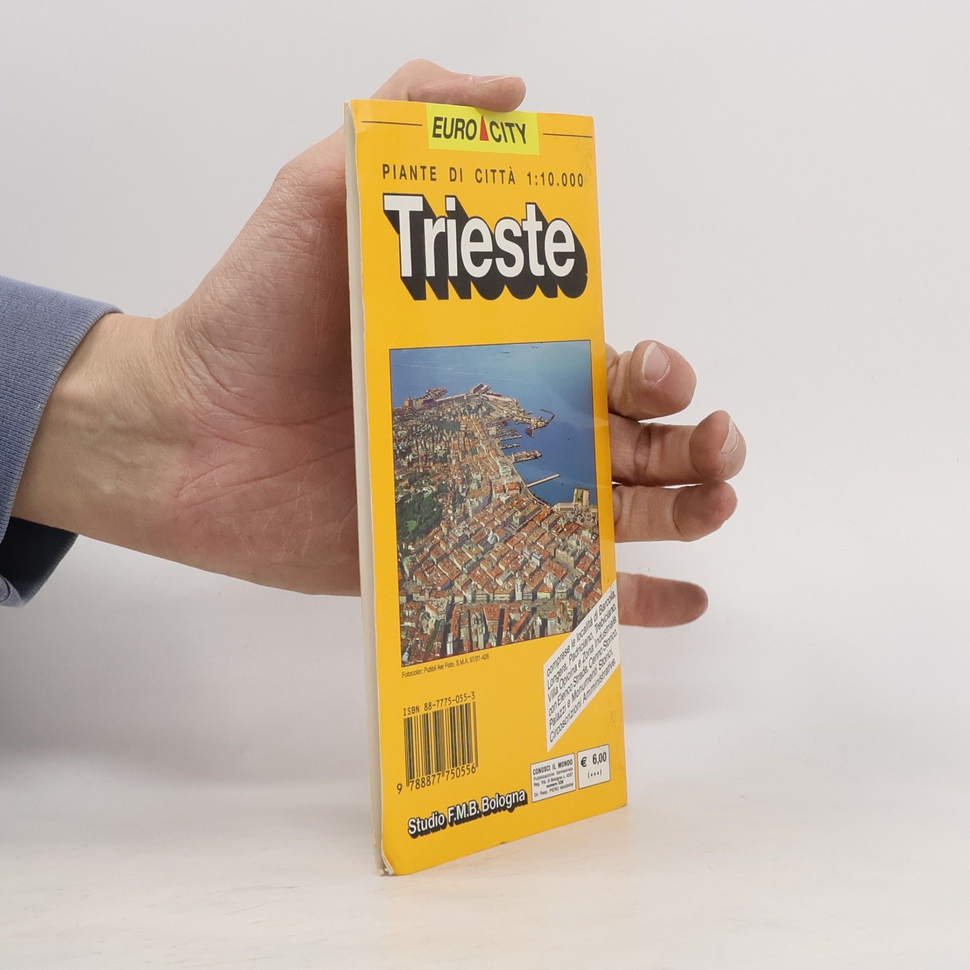 Trieste, Barcola, Villa Opicina, Trebiciano, Padriciano, Longera, zona industriale, pianta della citta