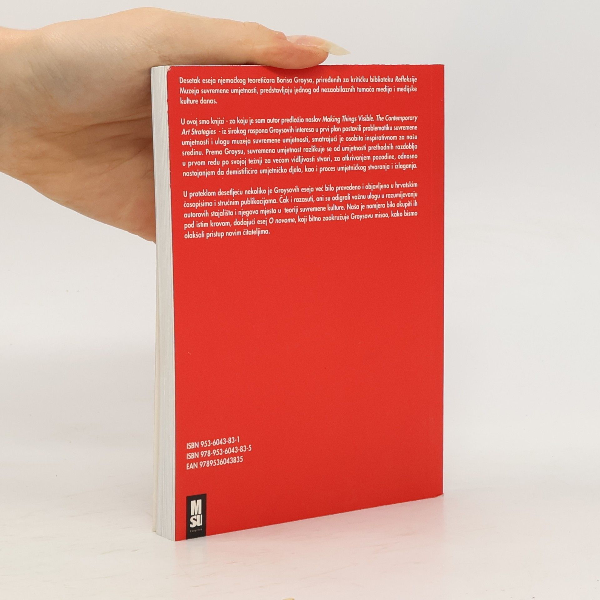 Boris Groys Biblioteka refleksije: Učiniti stvari vidljivima