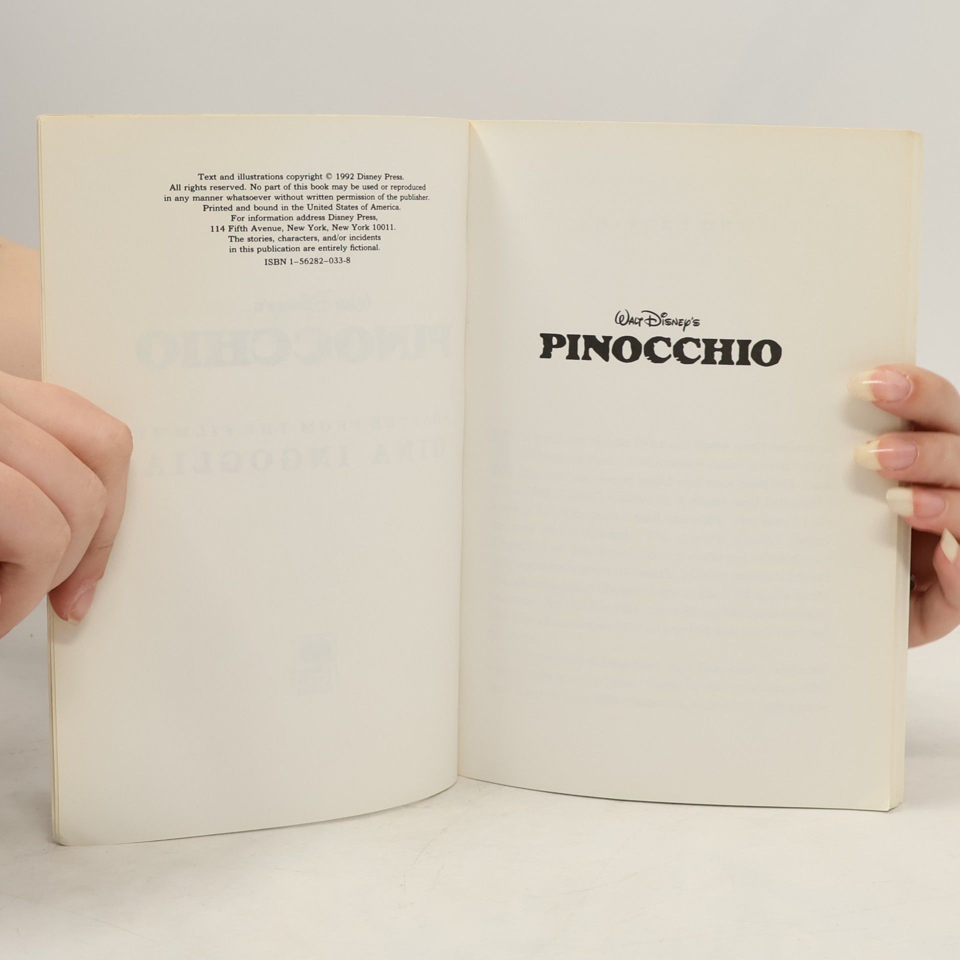 Gina Ingoglia Walt Disney's Pinocchio